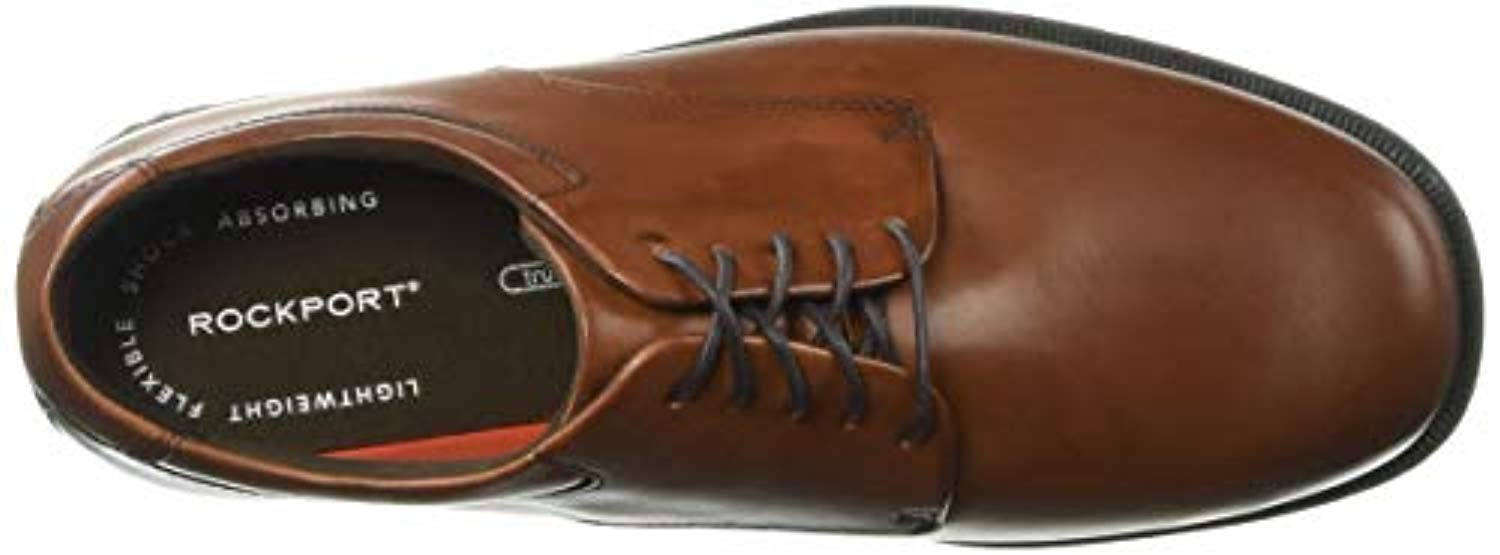 Rockport Margin - Men's Dress Shoe - New Brown 3