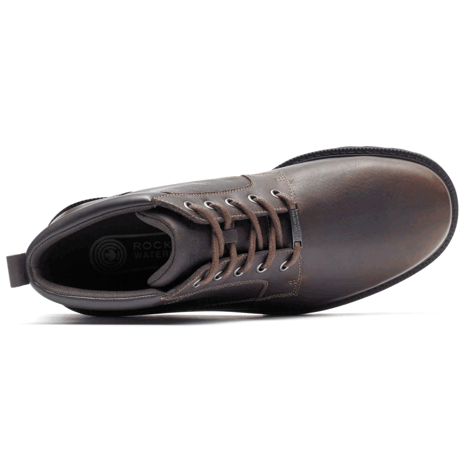 Rockport Northfield Plain Toe Men's Waterproof Boot - Chocolate - Top