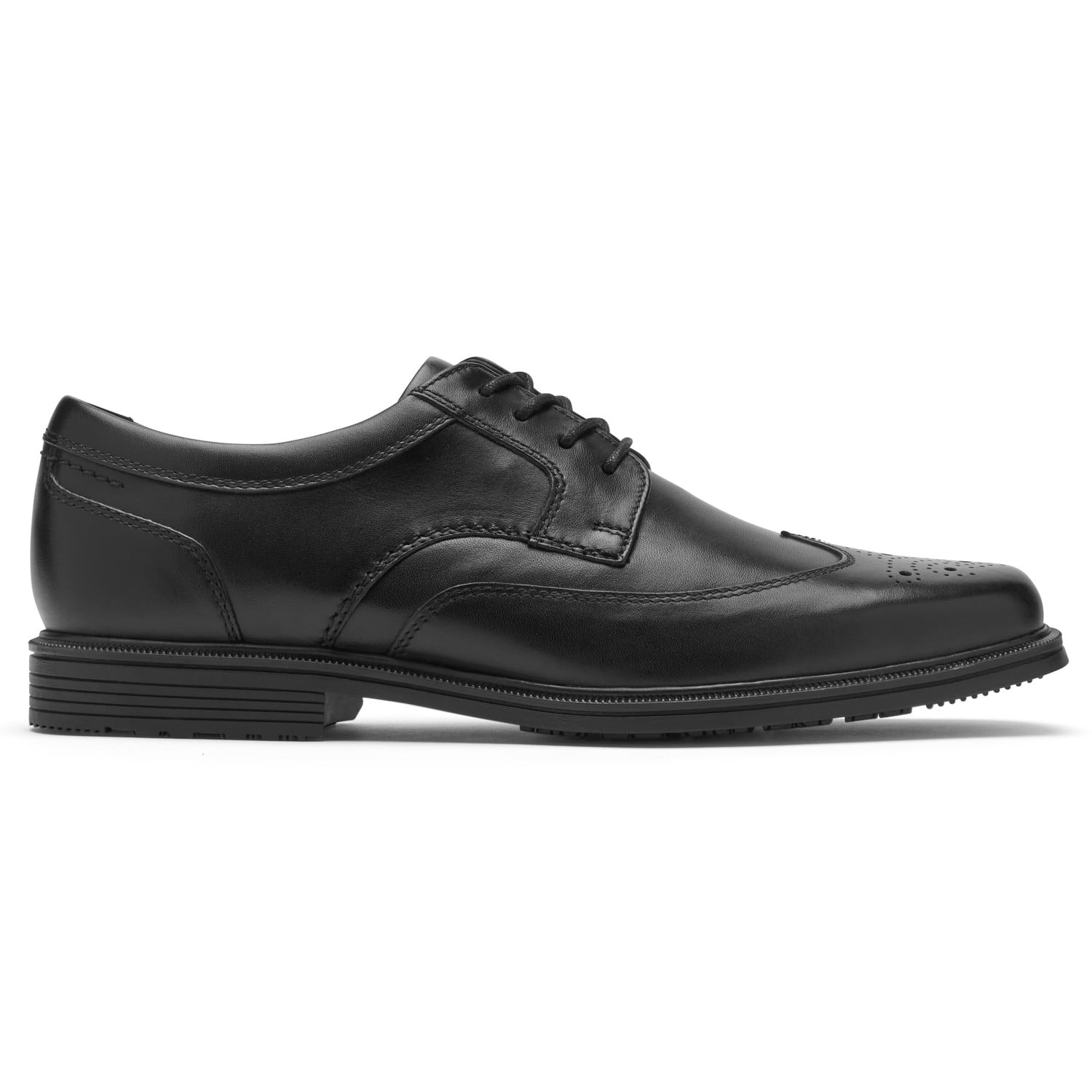 Rockport Men's Taylor Waterproof Wingtip Oxford, Black, 15