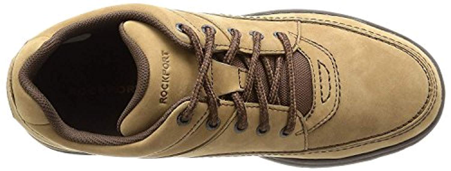 Rockport World Tour Classic - Men's Walking Shoe - Black-Oily-Nubuck