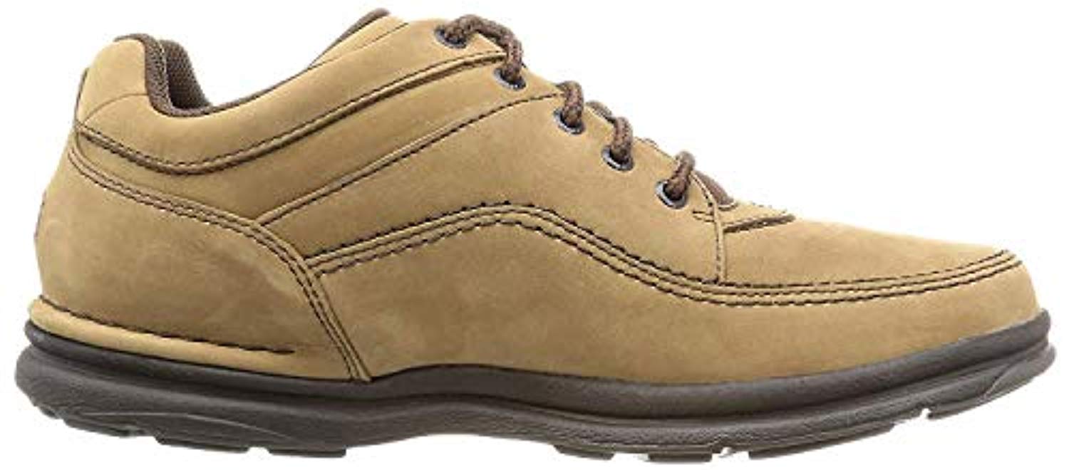 Rockport World Tour Classic - Men's Walking Shoe - Black-Oily-Nubuck
