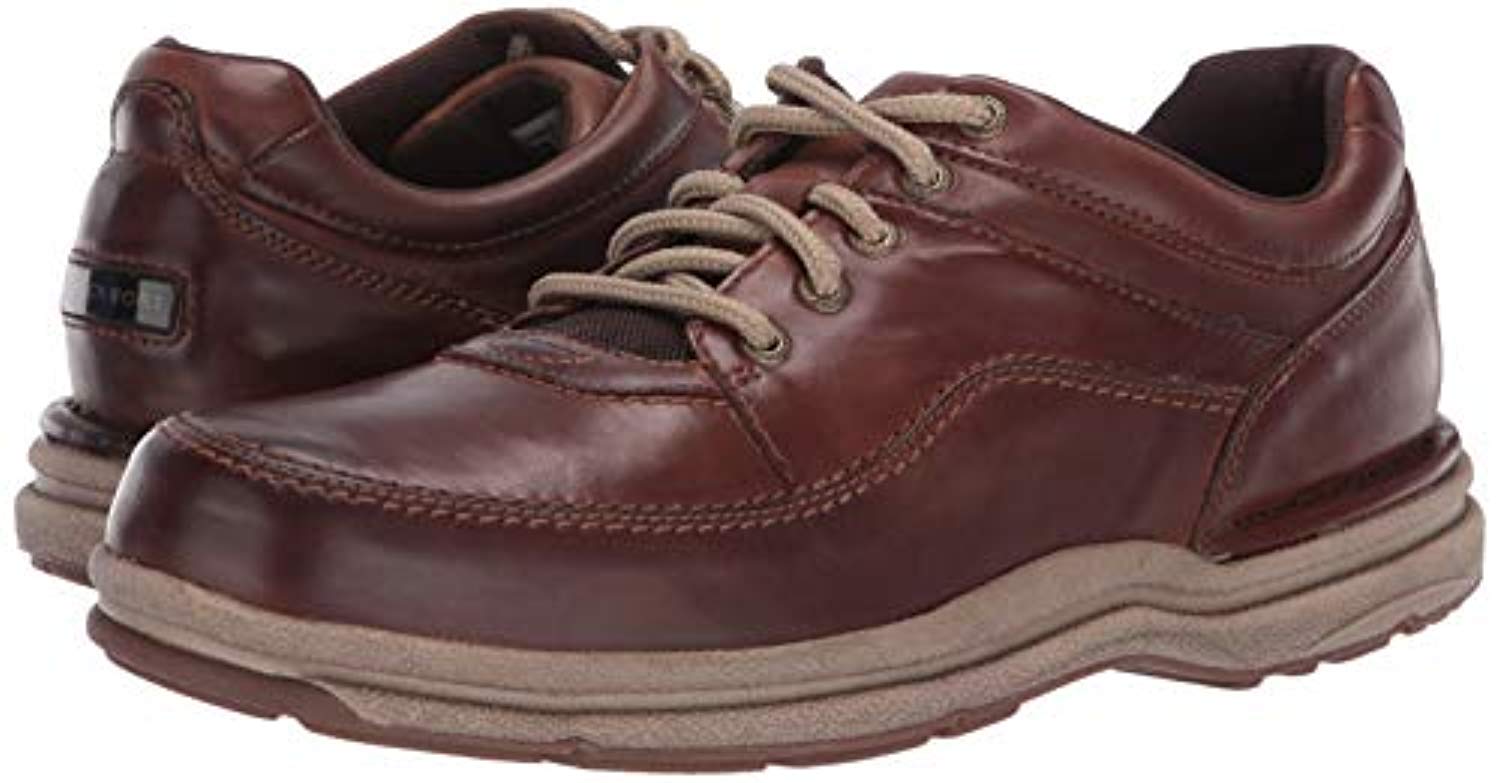 Rockport World Tour Classic - Men's Walking Shoe - Brown-Leather