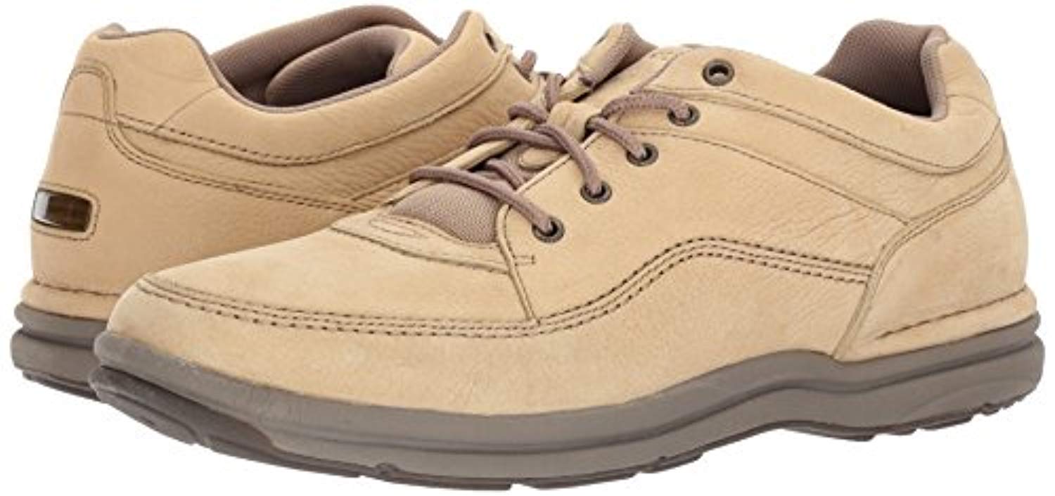 Rockport World Tour Classic - Men's Walking Shoe - Sand-Nubuck