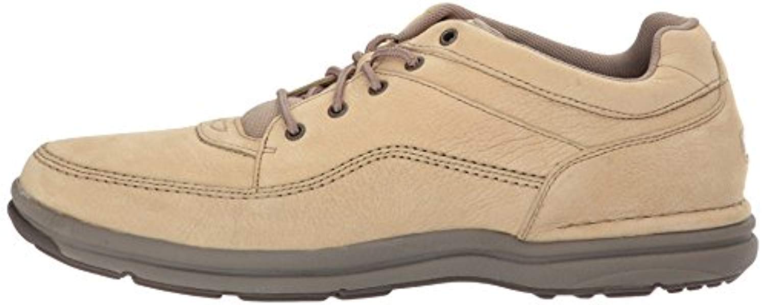Rockport World Tour Classic - Men's Walking Shoe - Sand-Nubuck