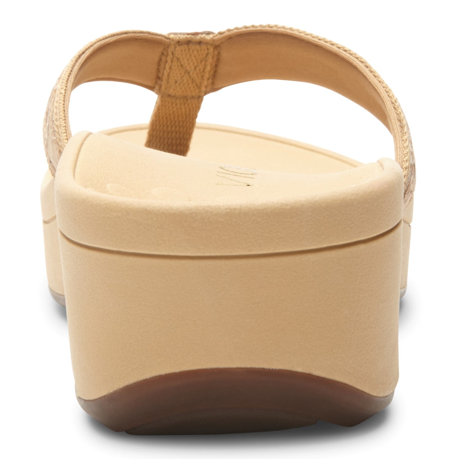 Vionic Pacific High Tide  - Women's Platform Sandal - Gold Cork