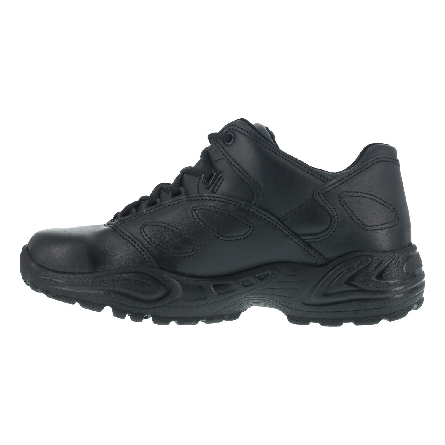 Reebok Work Postal Express Approved Women's Soft Toe Shoe - Black - Side View
