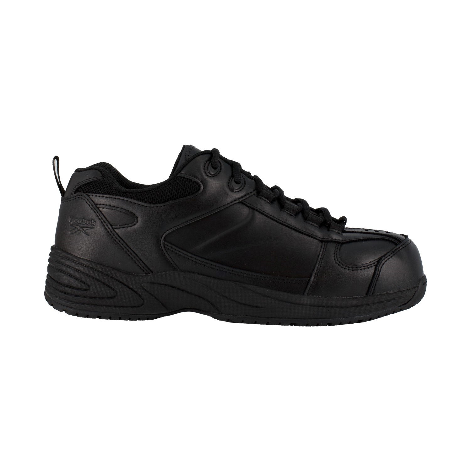 Reebok Work Women's Jorie CompToe Slip-Resistant Work Shoe - Black - Side View