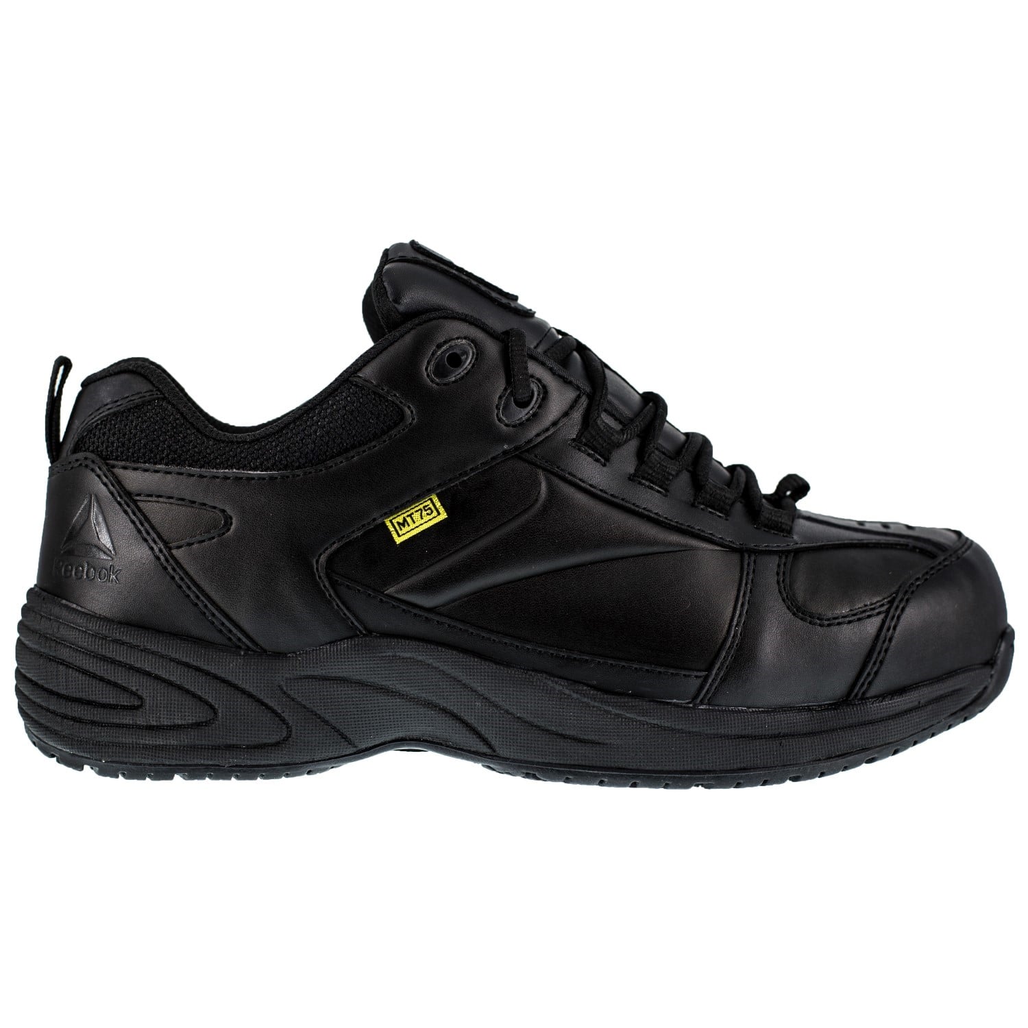 Reebok Work Men's Met Guard Comp Toe Shoe - Black - Side View
