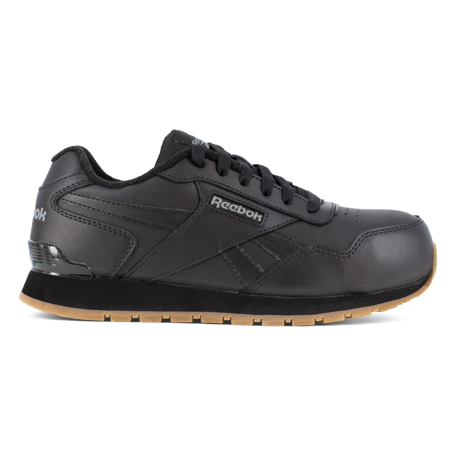Reebok Work Men's Harman Work EH Comp Toe Sneaker - Black - Side View