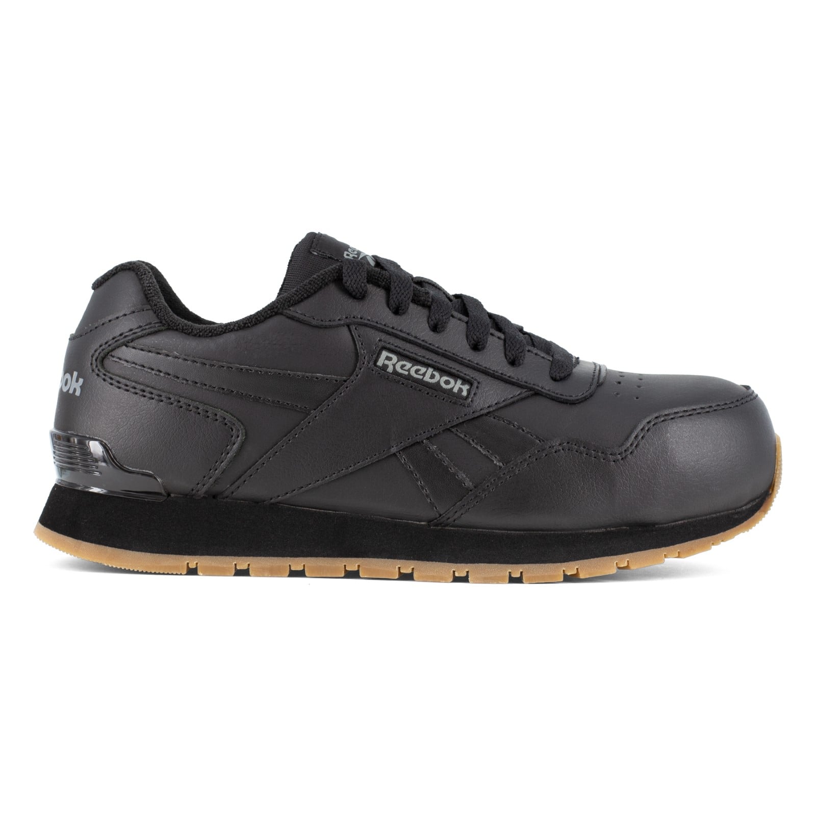 Reebok Work Women's Harman Work Sneaker - EH Composite Toe - Black - Side View