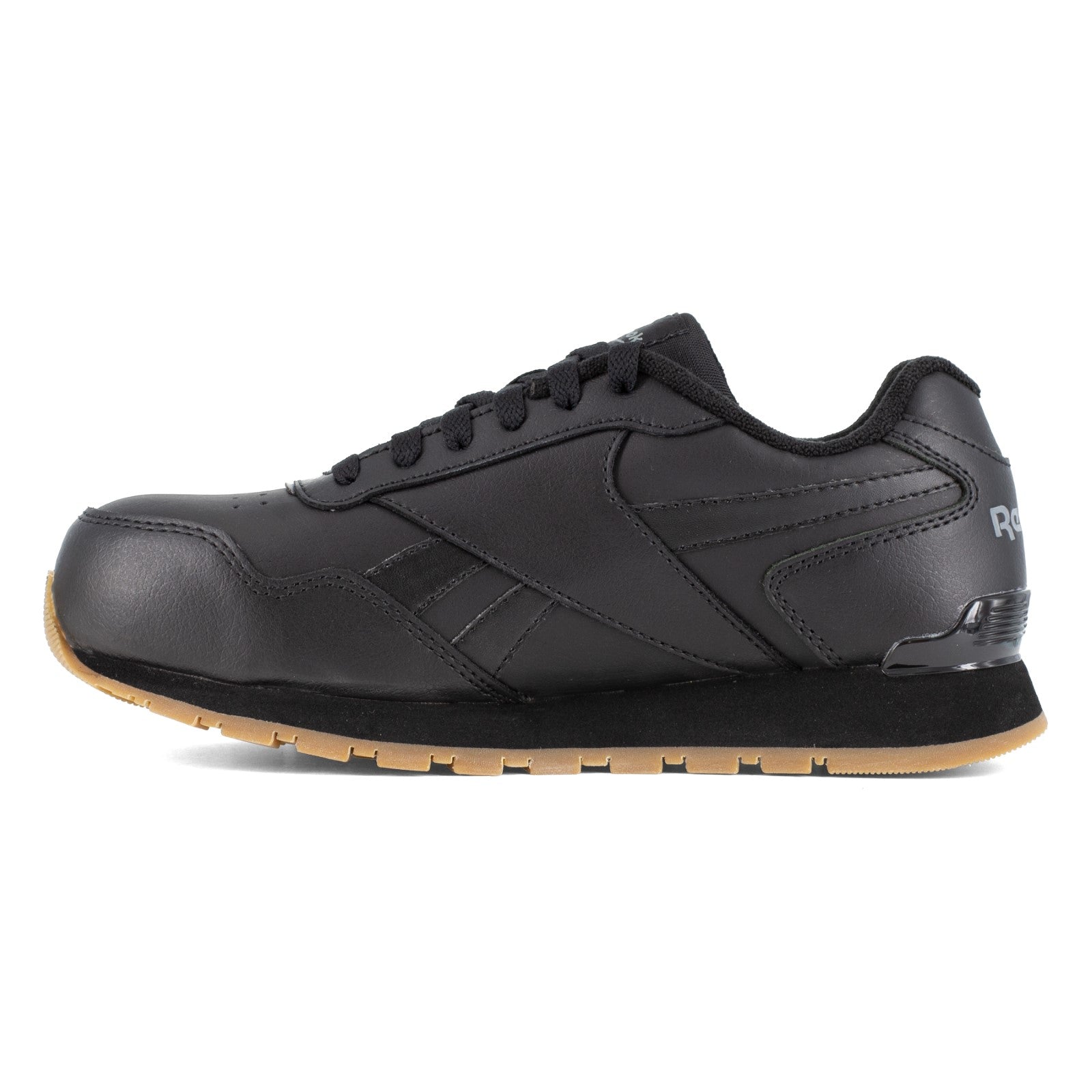 Reebok Work Men's Harman Work EH Comp Toe Sneaker - Black - Side View