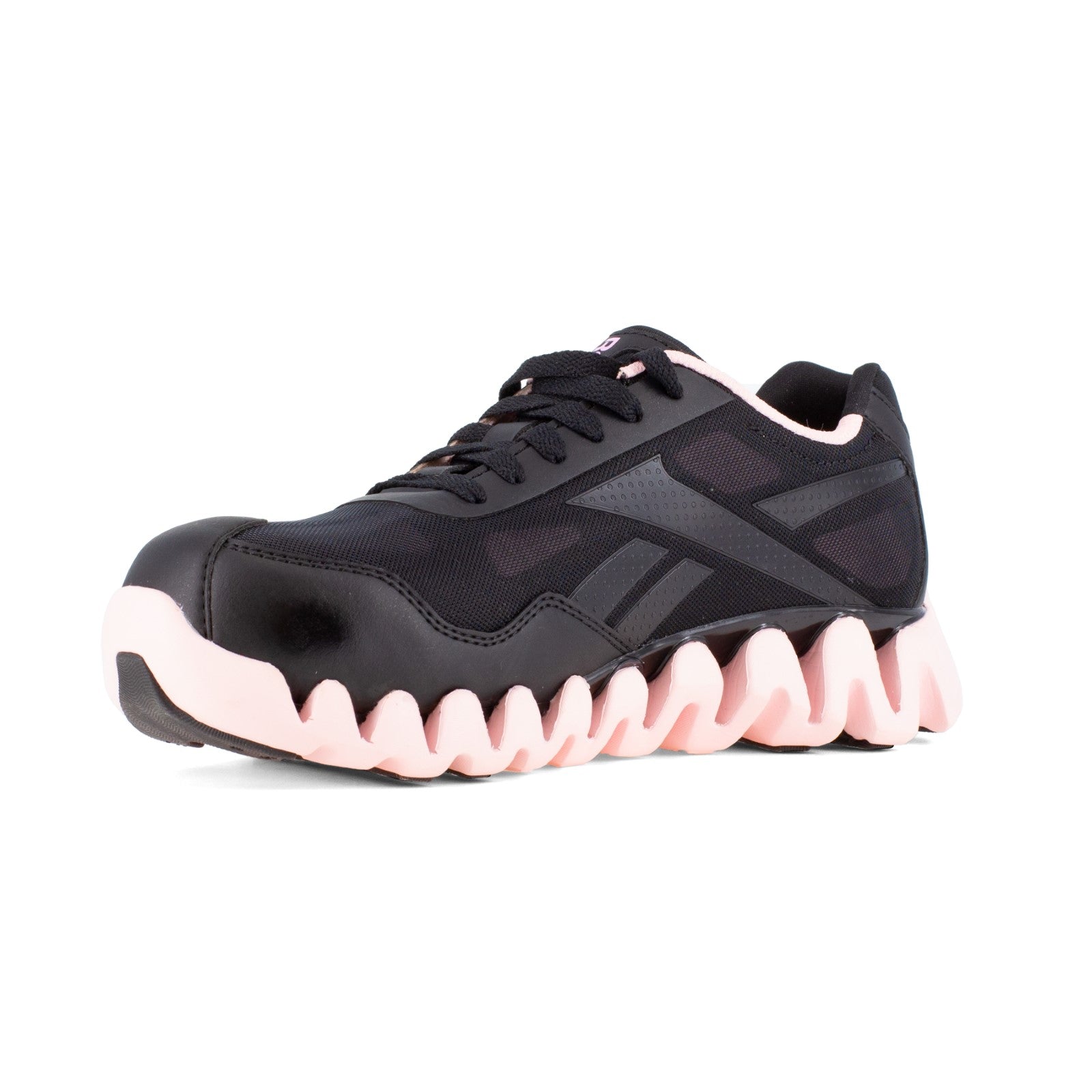 Reebok Work Women's Zip Pulse Work EH Comp Toe Athletic Work Shoe - Black/Pink - Other Profile View