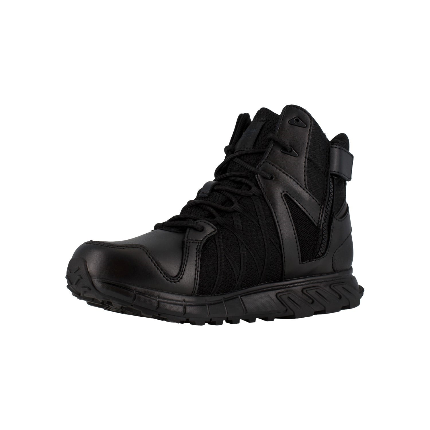 Reebok Work Men's Trailgrip Tactical 6" Soft Toe Duty Boot WP - Black - Other Profile View