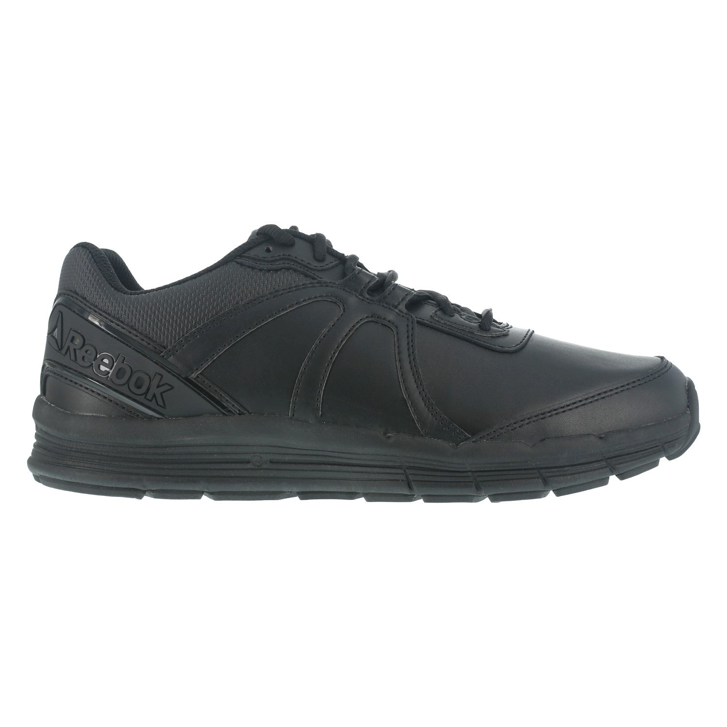 Reebok Work Women's Guide Industrial Soft Toe Shoe - Black - Side View