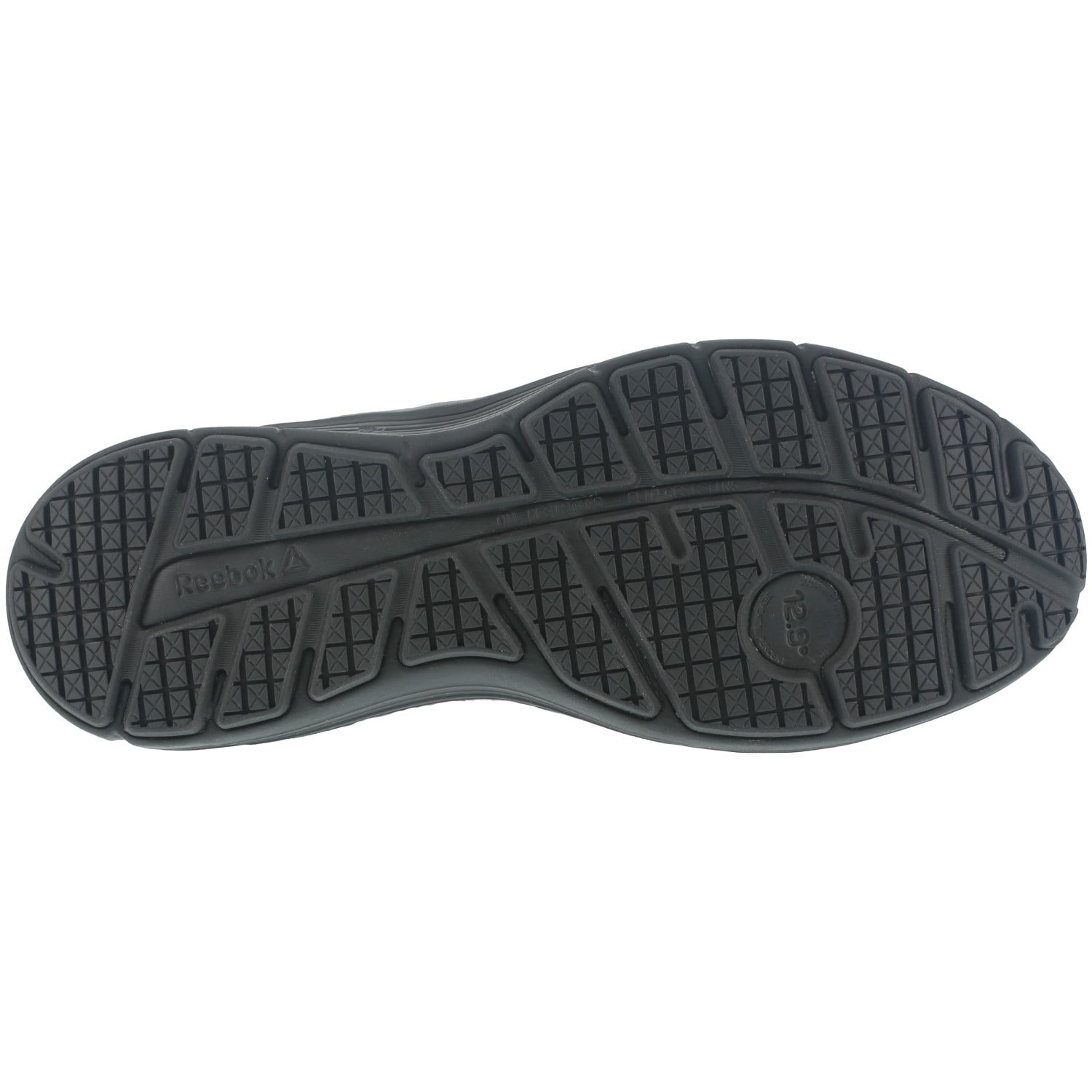 Reebok Work Men's Guide Industrial Soft Toe Shoe - Black - Outsole View