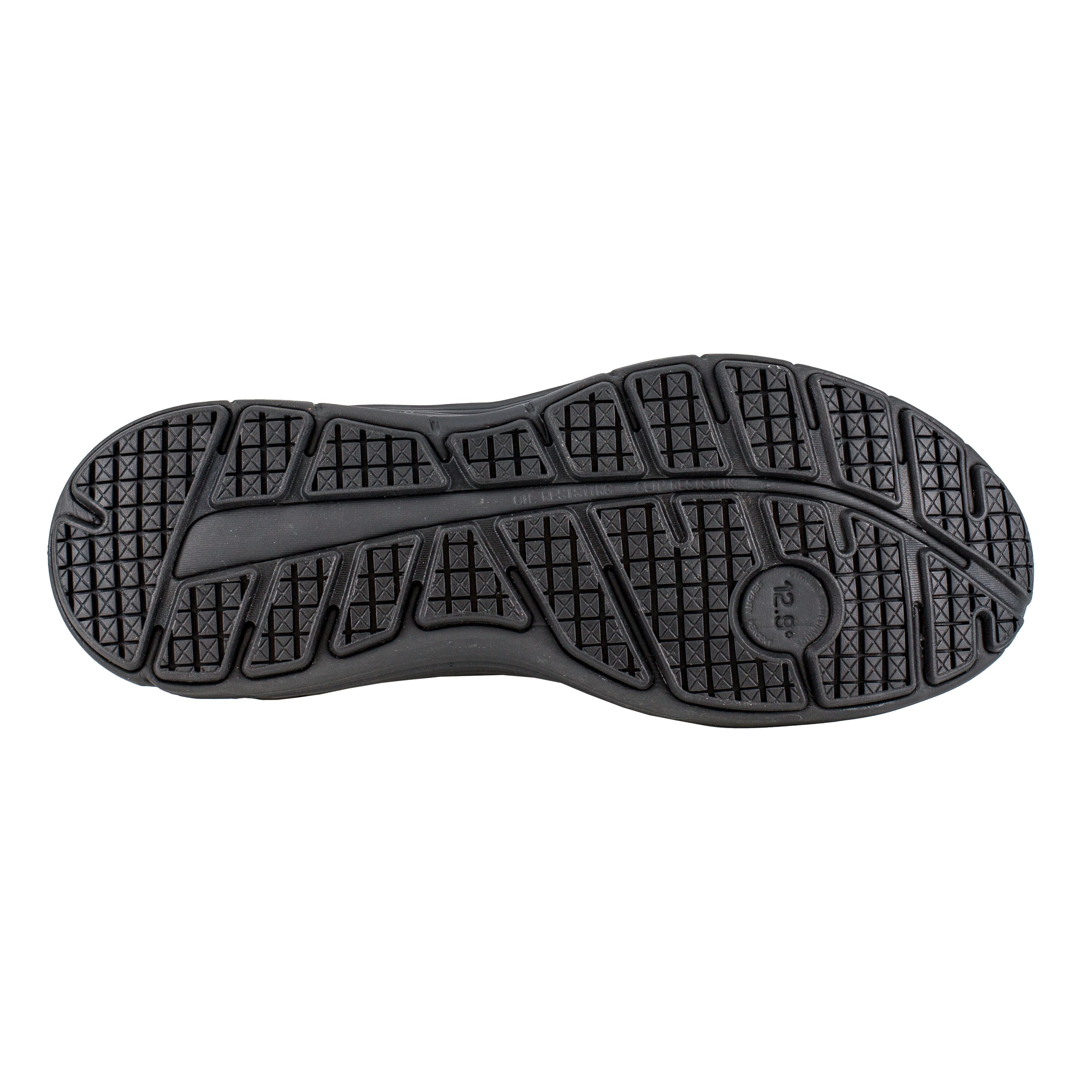 Reebok Work Women's Guide Industrial Steel Toe Shoe ESD - Black - Outsole View