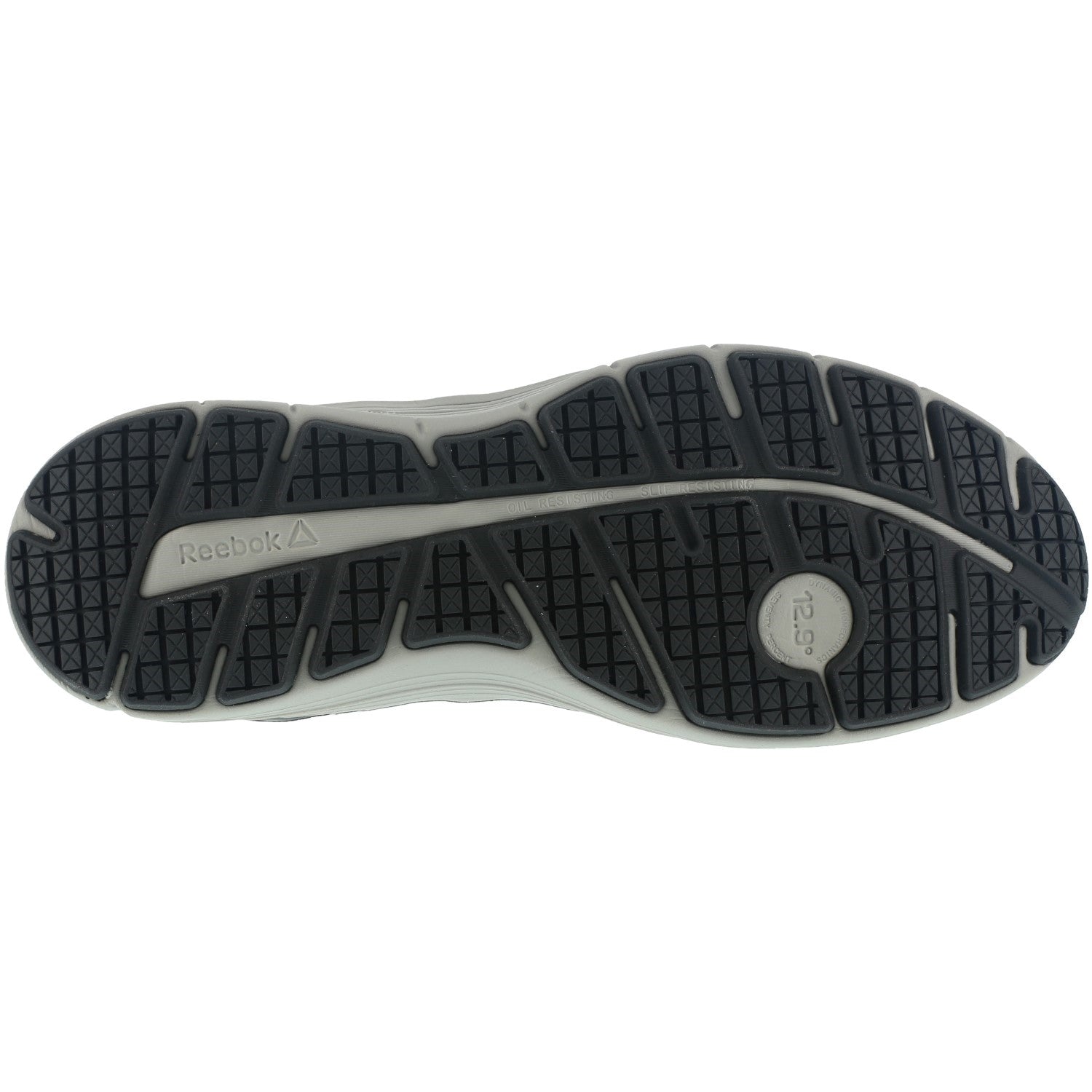 Reebok Work Women's Guide Industrial Soft Toe Shoe - Black - Outsole View