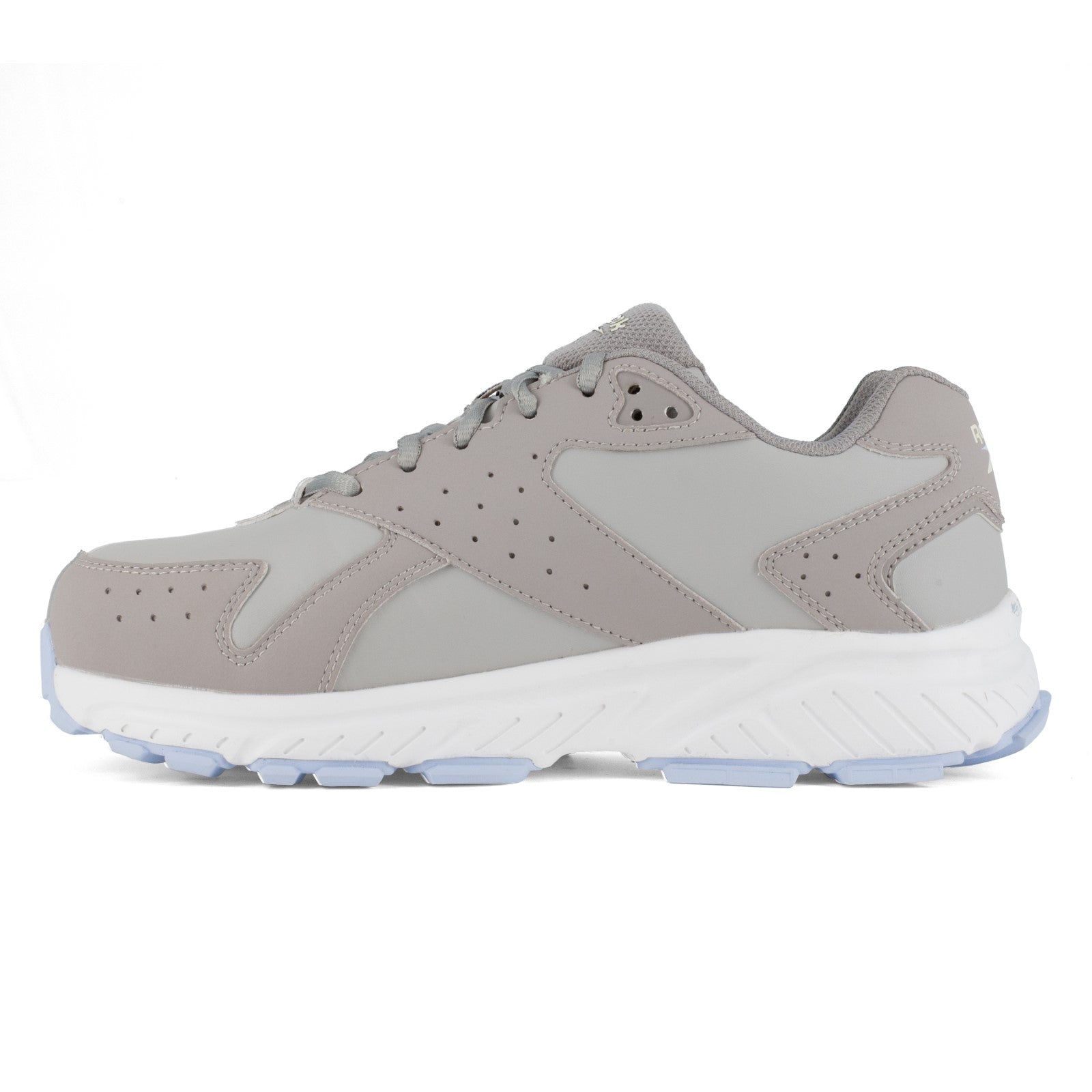 Reebok Work Women's Hyperium Work Retro Trail Running Work Shoe with Cushguard Internal Met Guard - Grey  - Side View