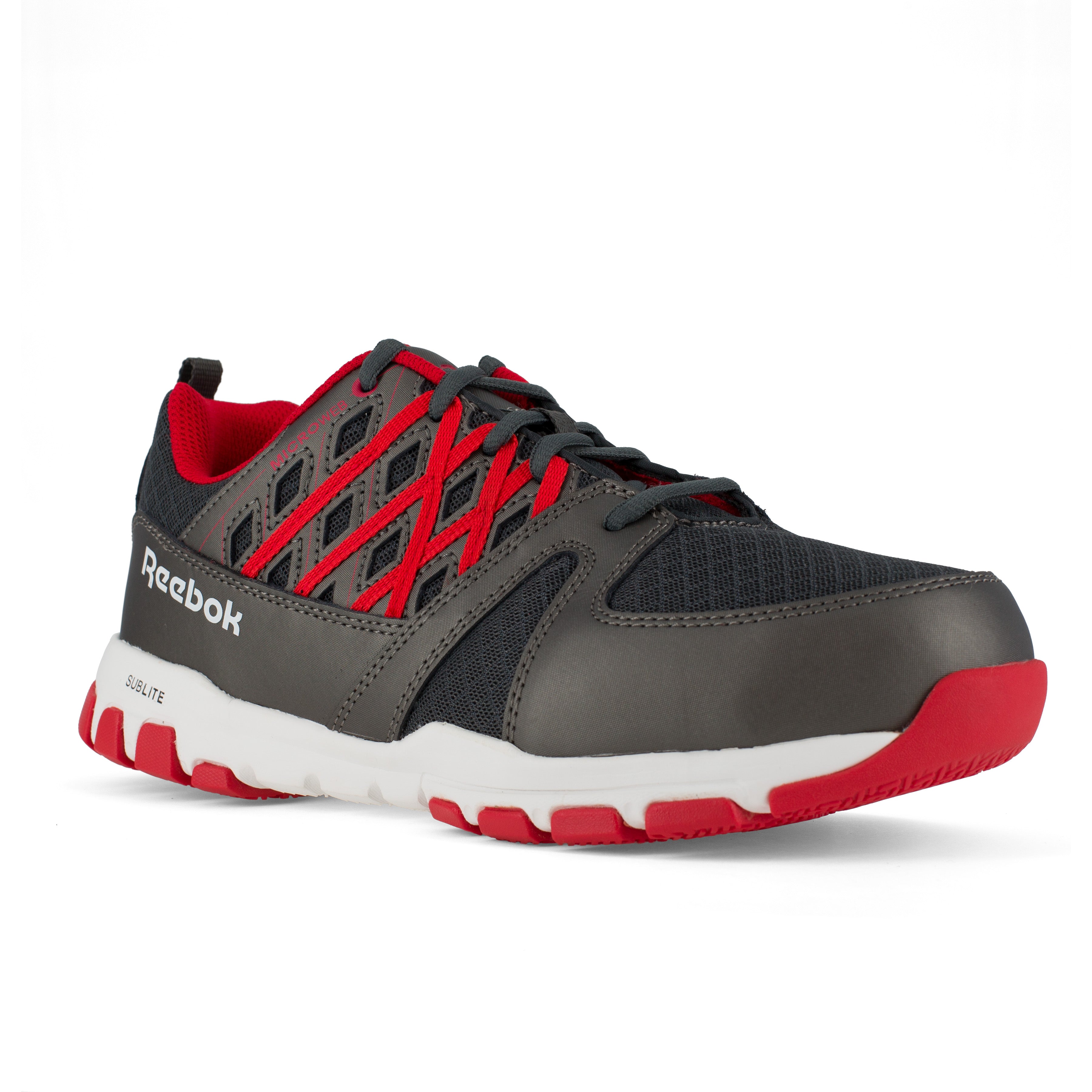 Grey/Red