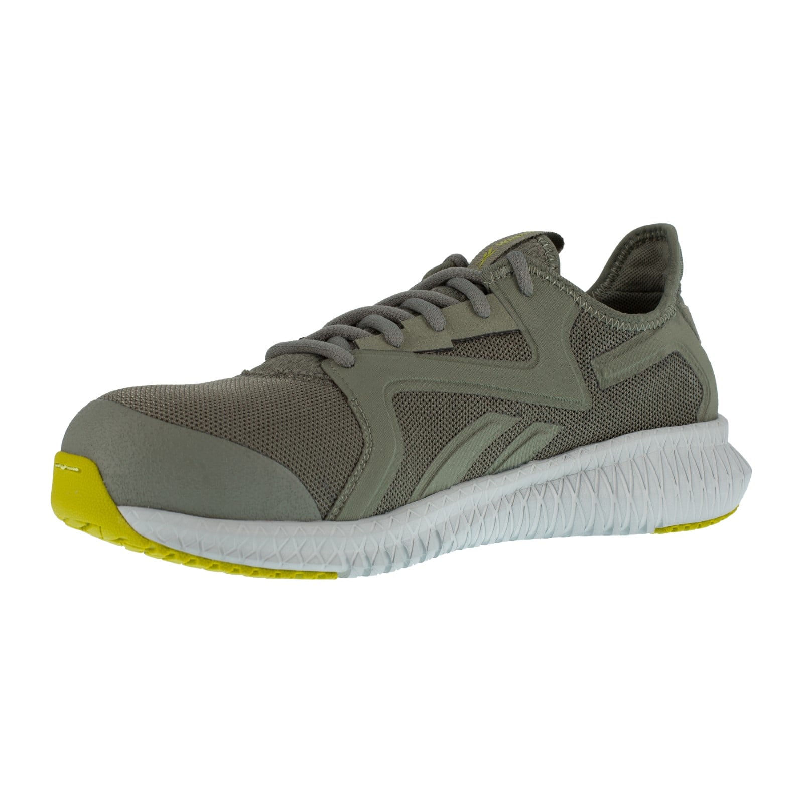 Reebok Work Men's Flexagon 3.0 EH Composite Toe Athletic Work Shoe - Lime - Other Profile View