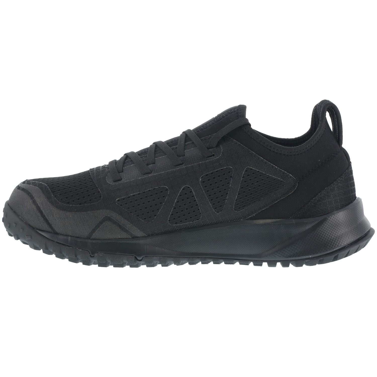 Reebok Work Men's All Terrain Work EH Steel Toe Work Shoe - Black - Side View
