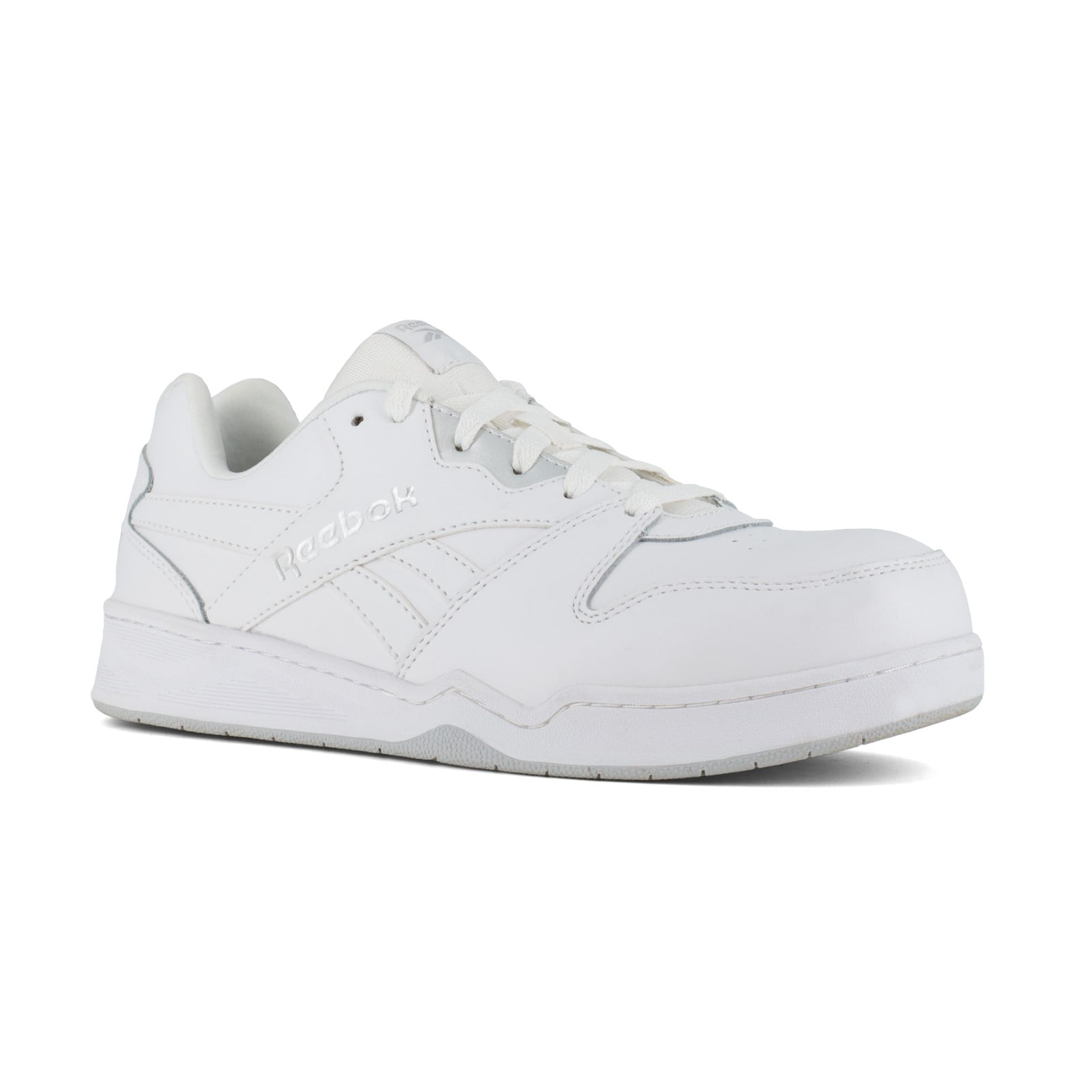 Reebok Work Women's BB4500 Low Cut - Static Dissipative - Composite Toe Sneaker RB161 - White - Profile View