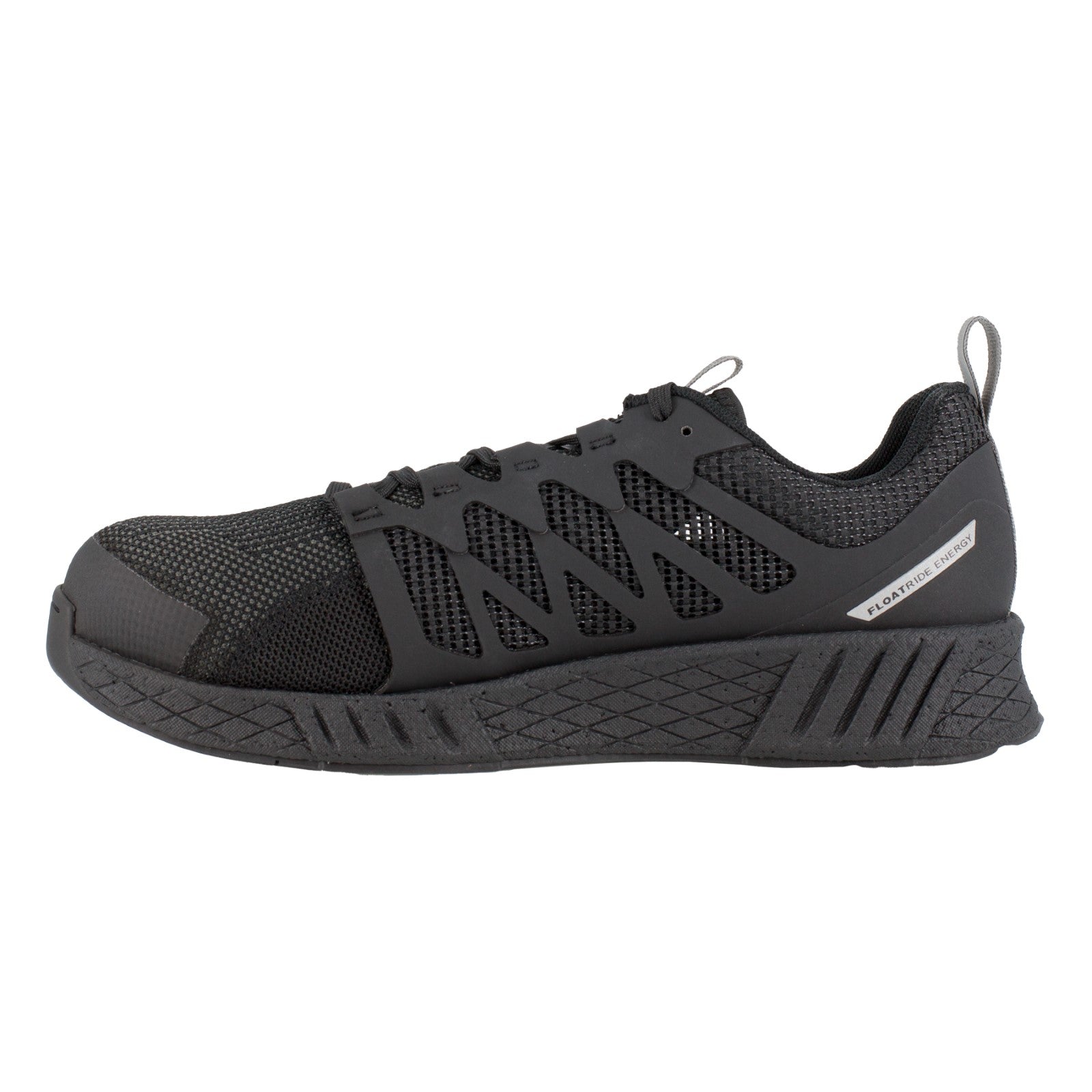 Reebok Work Women's Fusion Flexweave Work EH Comp Toe Shoe - Black -  - Side View