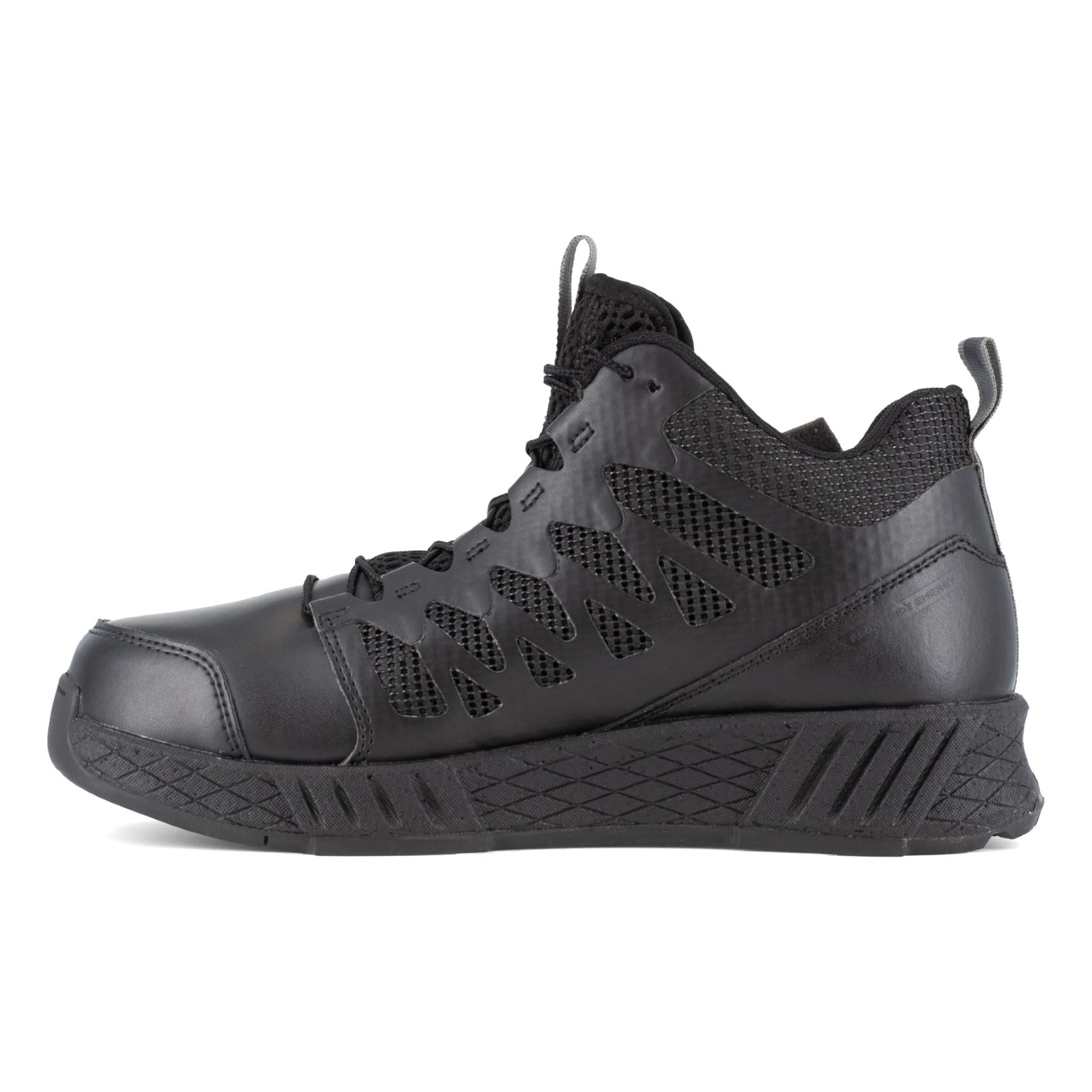 Reebok Men's Floatride Energy Mid-Cut Tactical Boot - Black - Side View