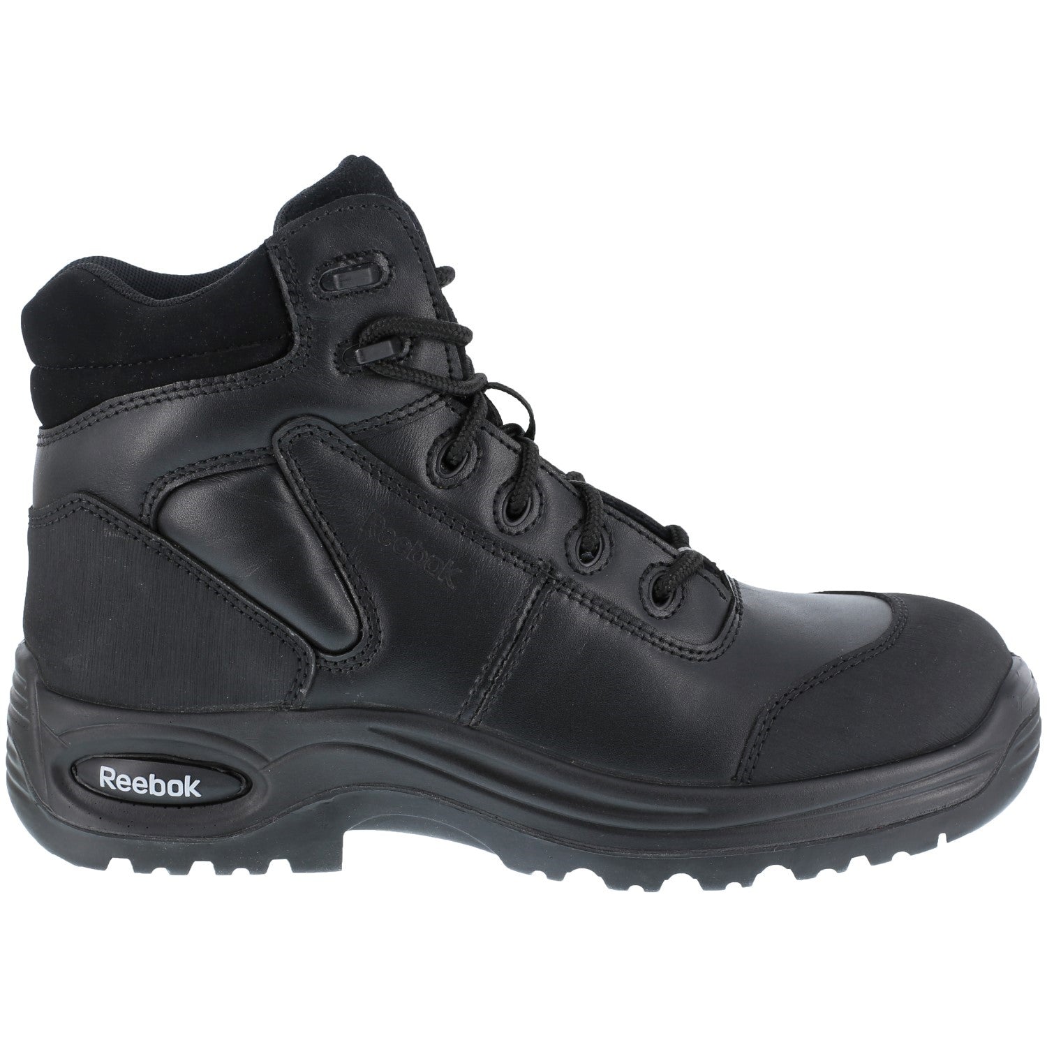 Reebok Work Men's Trainex Comp Toe Work Boot - Black - Side View