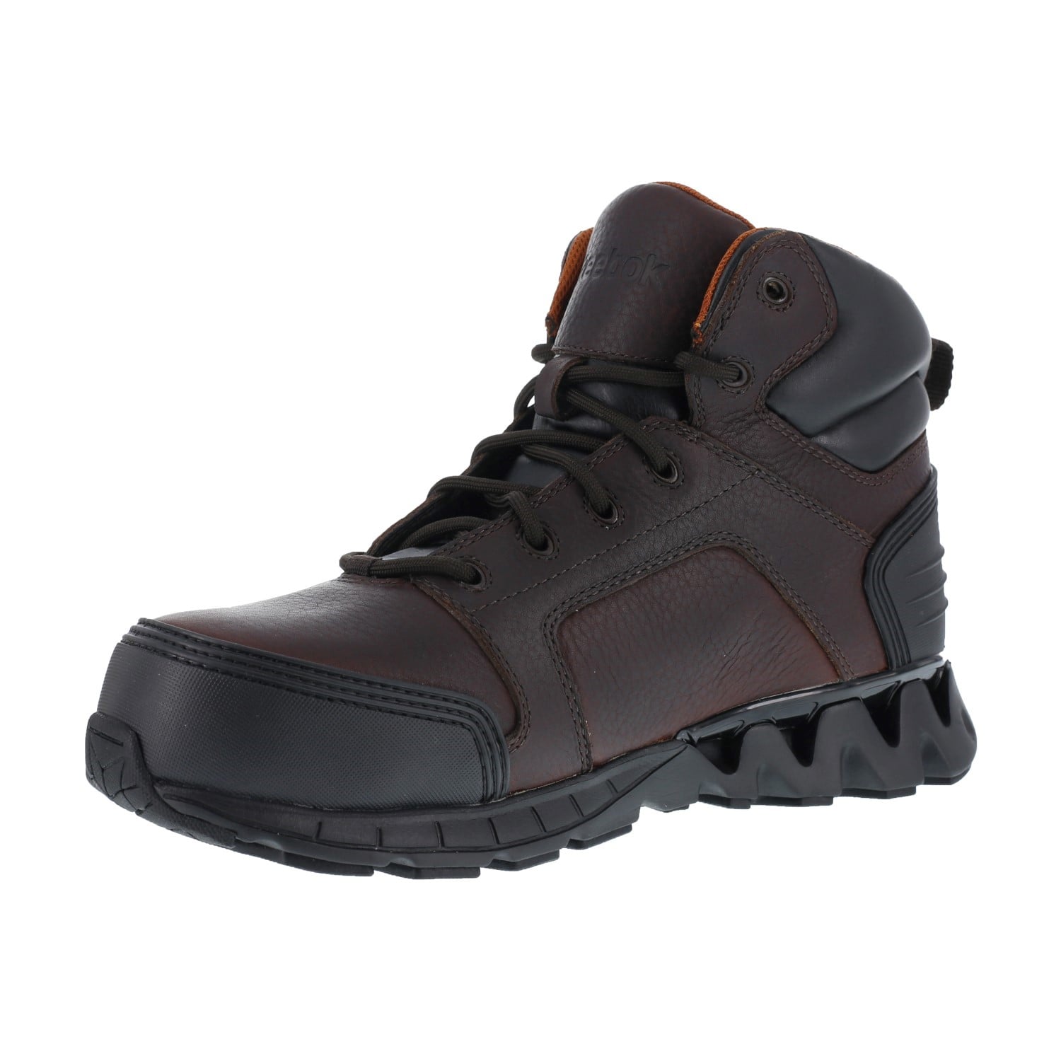 Reebok Work Men's Zigkick Work Comp Toe Work Boot ESD - Brown - Other Profile View