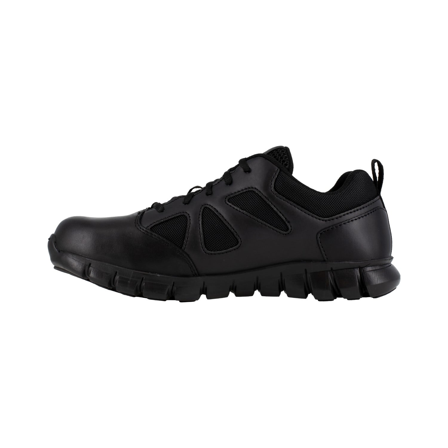 Reebok Duty Women's Sublite Cushion Tactical Soft Toe Shoe - Black - Side View