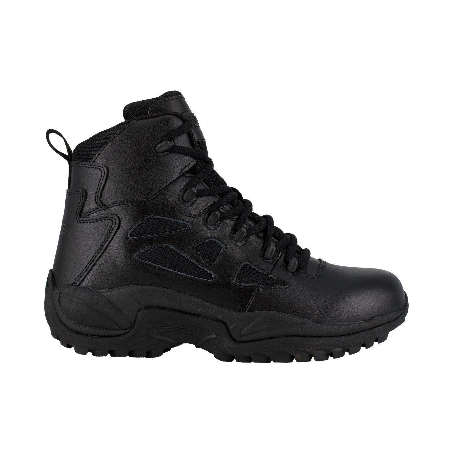 Reebok Duty Men's Rapid Response Tactical Soft Toe Boot - Black - Side View