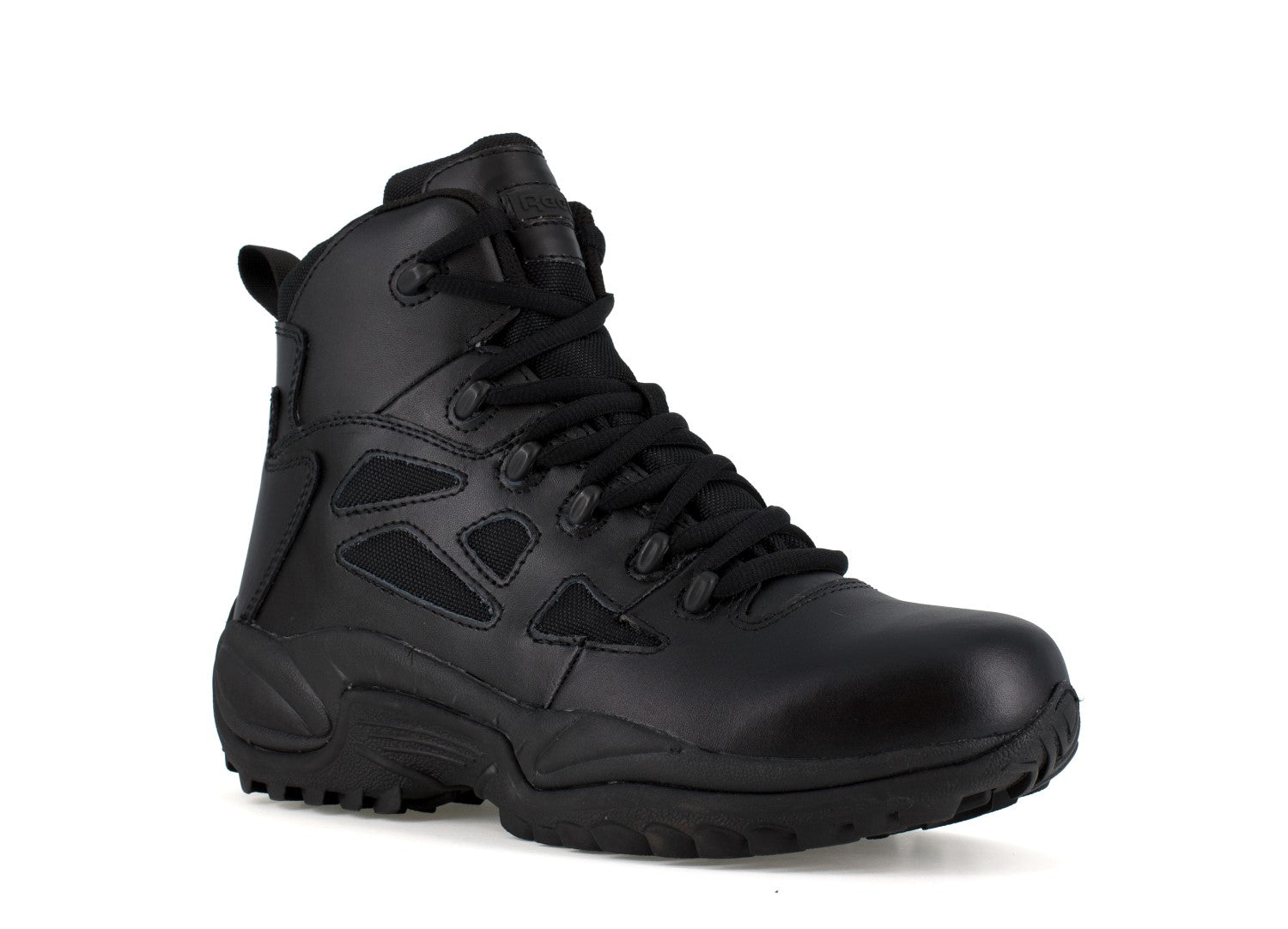 Reebok Duty Men's Rapid Response Tactical Soft Toe Boot - Black - Profile View