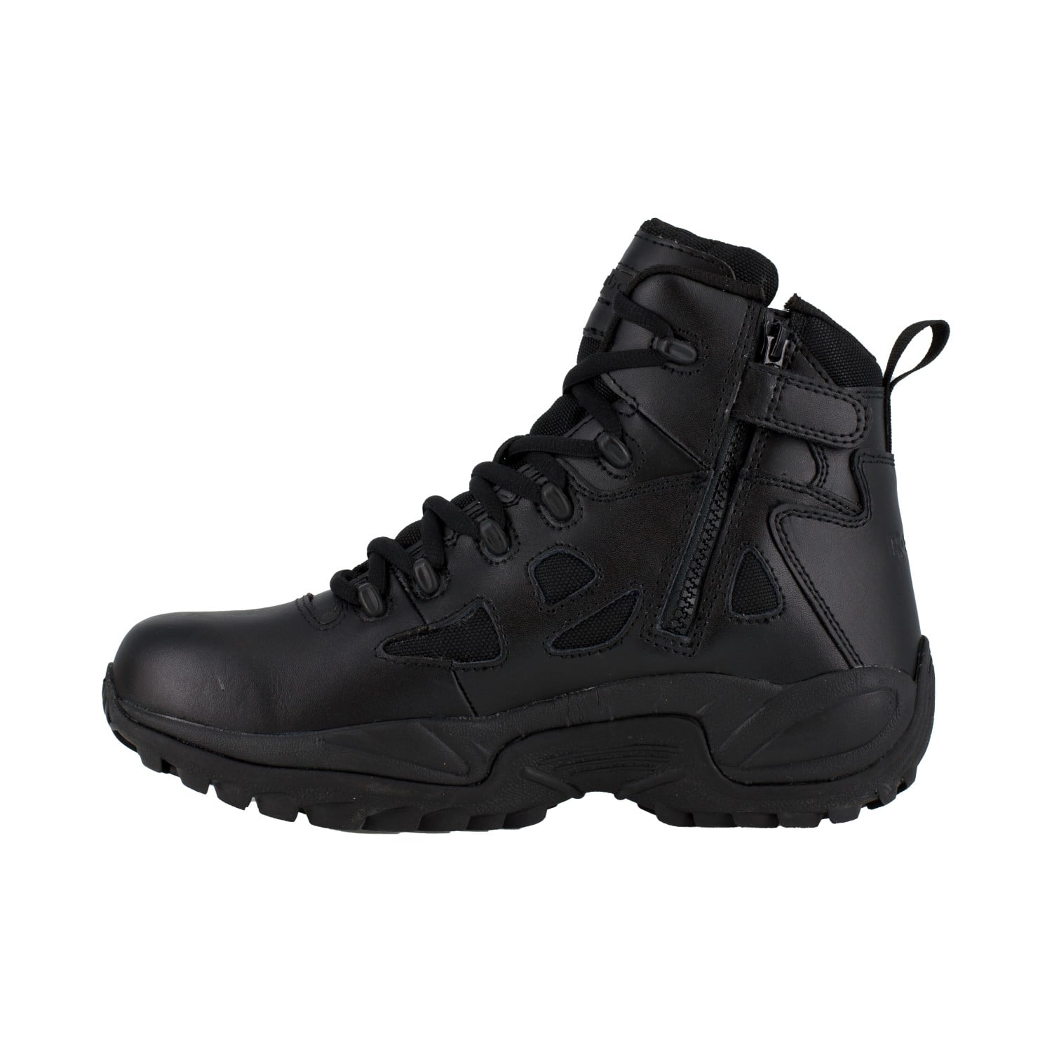 Reebok Duty Men's Rapid Response Tactical Soft Toe Boot - Black - Side View