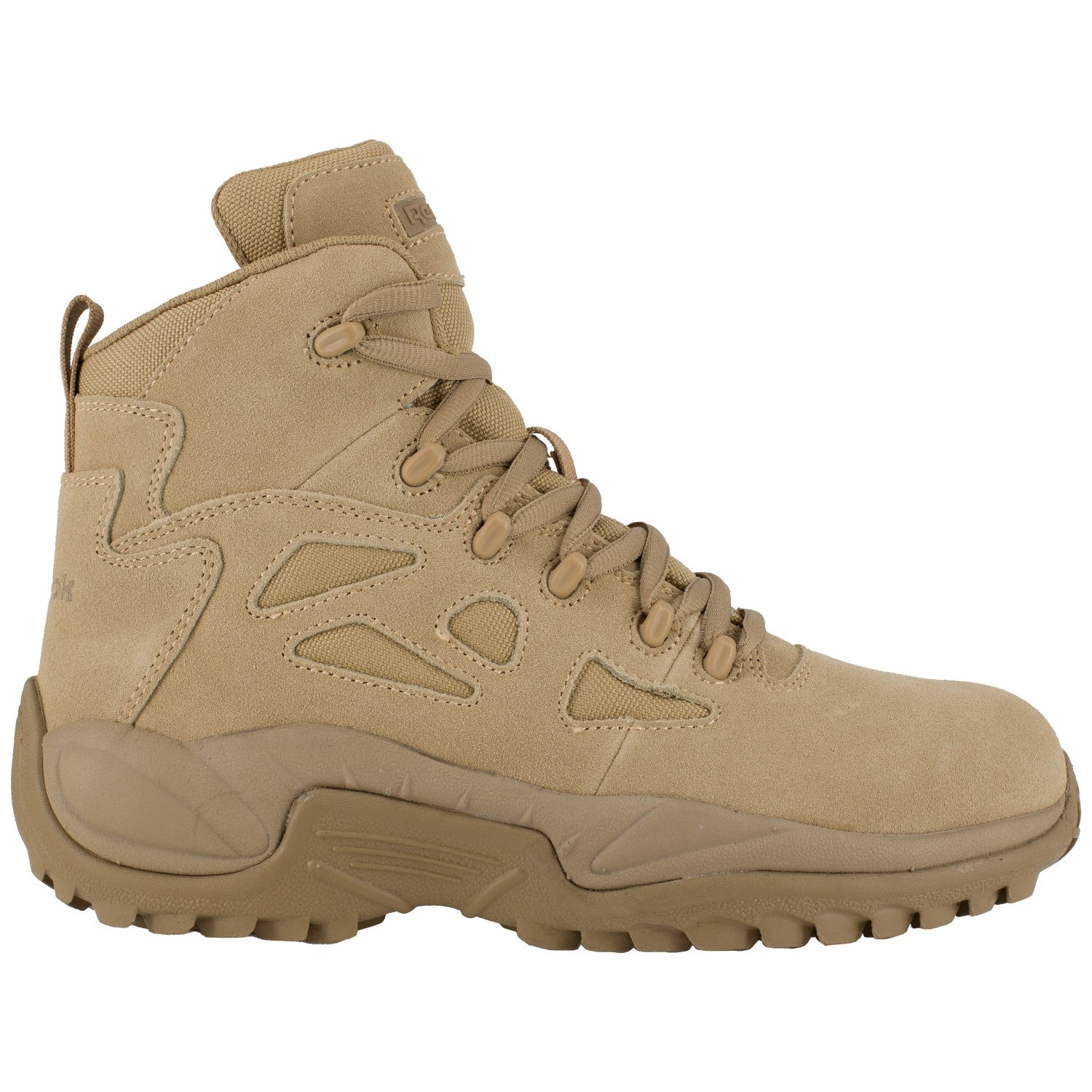 Reebok Duty Men's Rapid Response Tactical Comp Toe Boot - Desert Tan - Side View