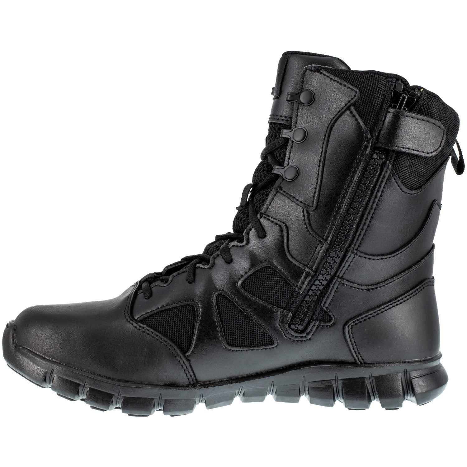 Reebok Duty Women's Sublite Cushion 8 inch Tactical Soft Toe Boot - Black - Side View