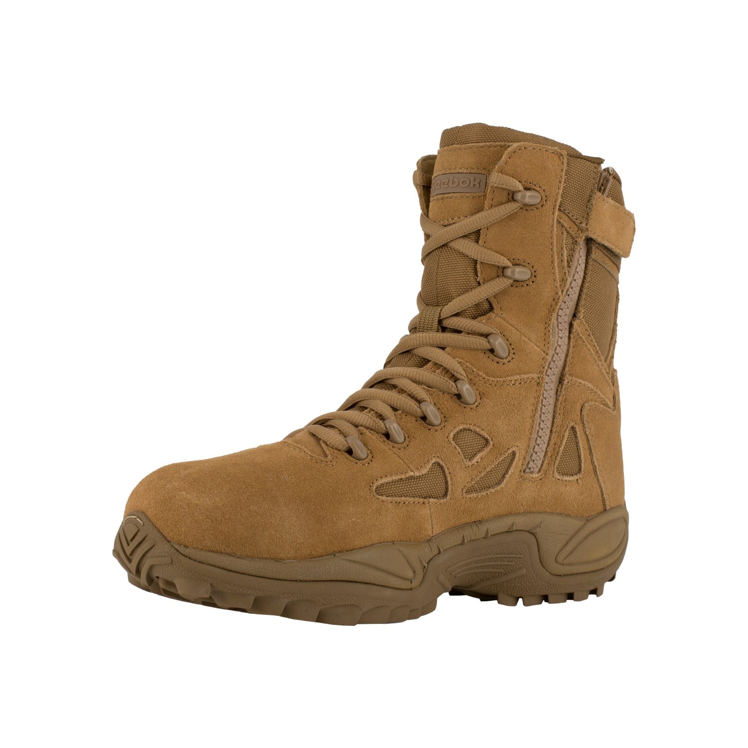 Reebok Duty Men's Rapid Response Tactical Comp Toe 8" Boot - Coyote - Other Profile View