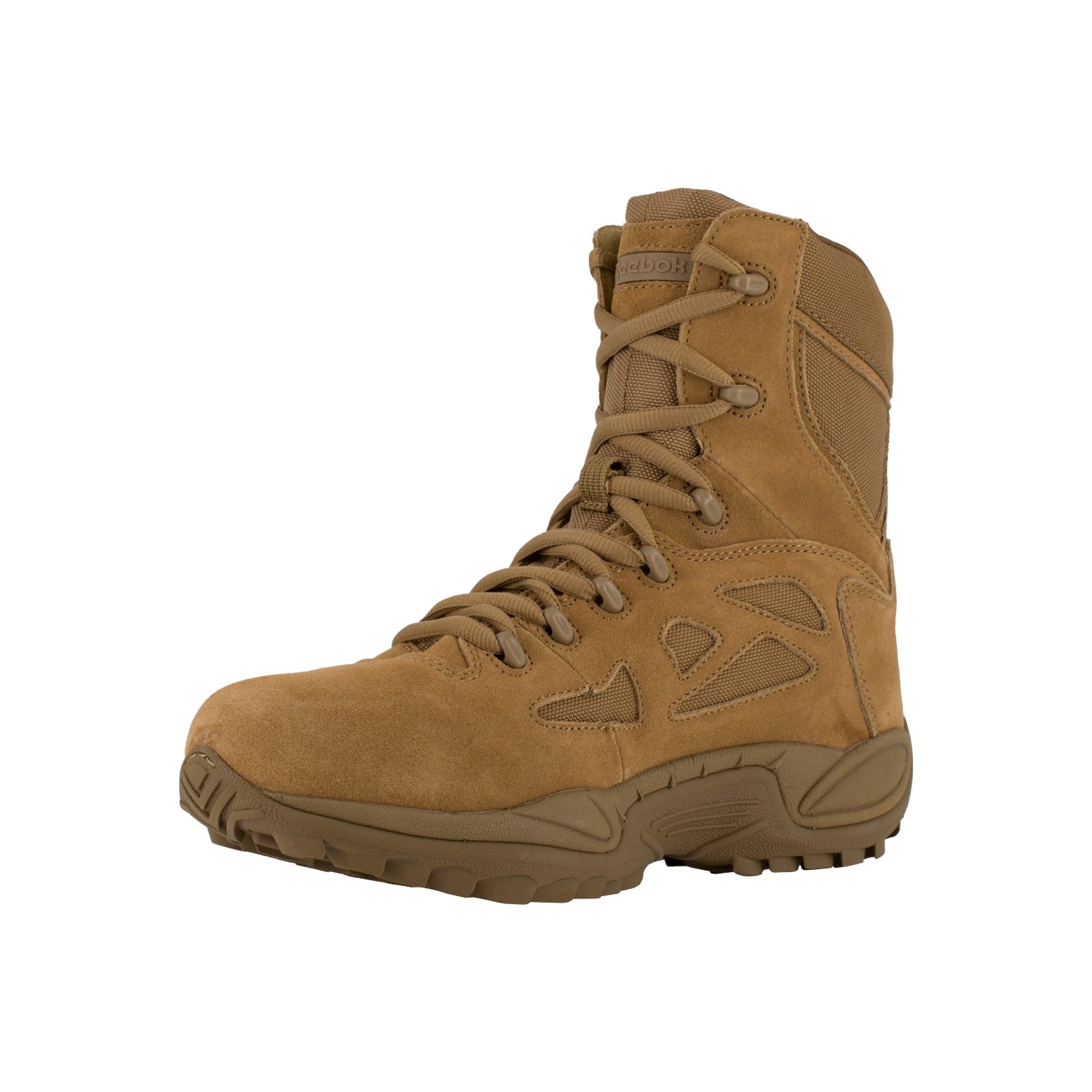 Reebok Duty Women's Rapid Response Tactical Soft Toe 8" Boot AR670-1 Compliant - Coyote - Other Profile View