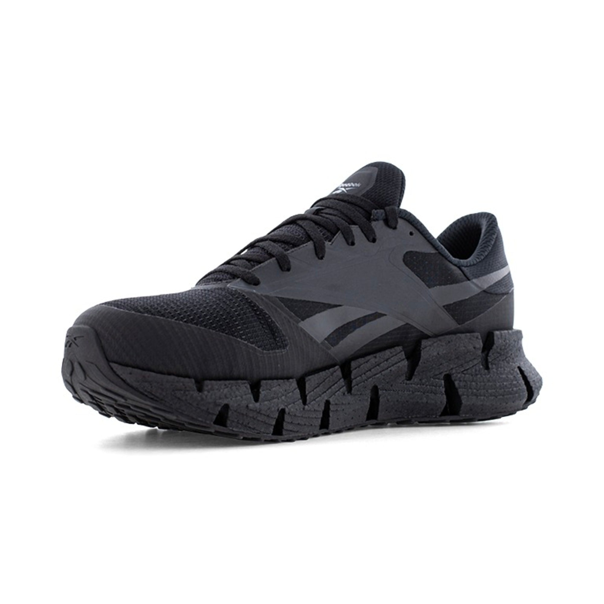 Reebok Men's RB3030 Black FloatZig Work Composite Toe Athletic Shoes - Black - angle2
