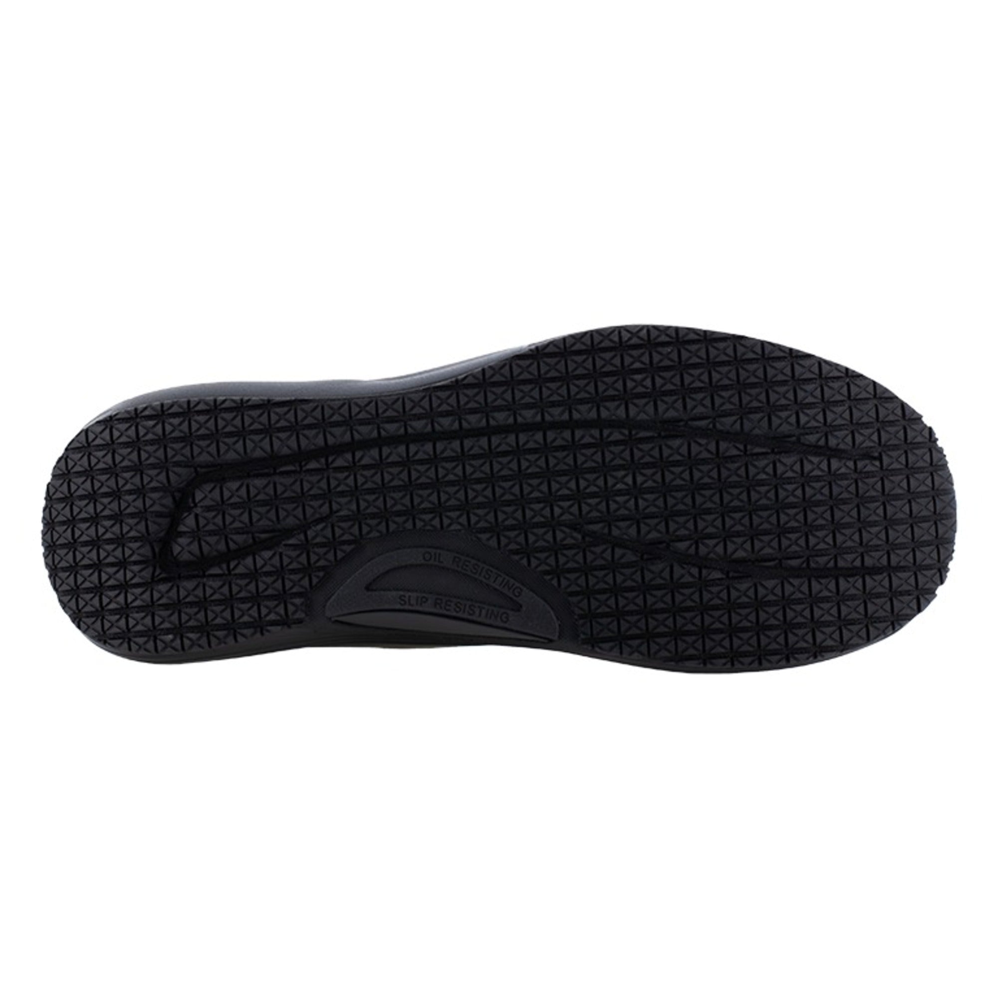 Reebok Men's RB5100 Black Lite Plus 4 Work Composite Toe Athletic Shoes SD10 - Black - bottom view