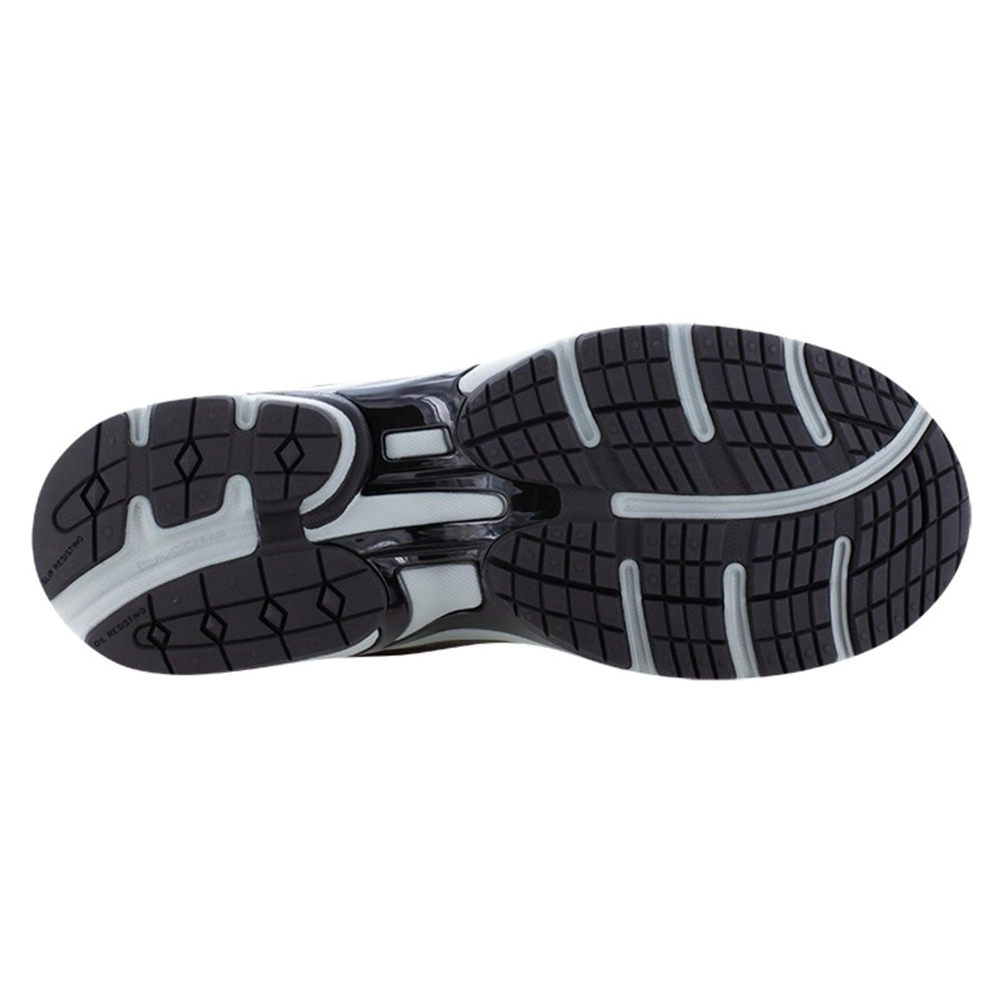Reebok Men's RB5202 Brown and Black Premier Road Plus VI Work Composite Toe Athletic - Brown - bottom view