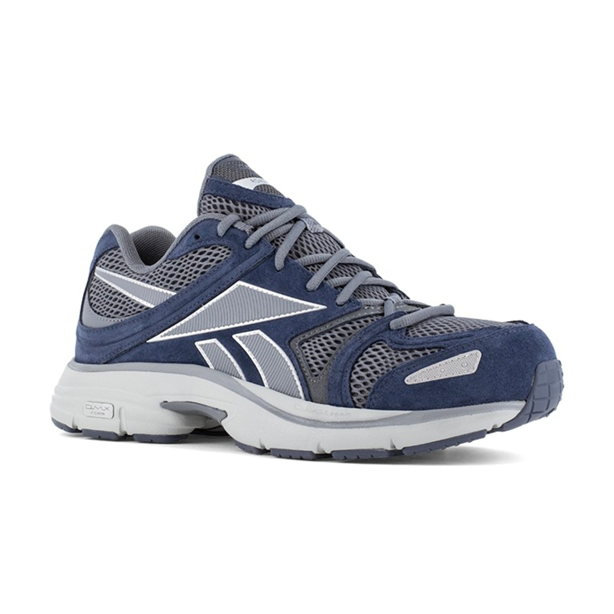 Reebok Men's RB5203 Navy and Gray Premier Road Plus VI Work Composite Toe Athletic in Blue
