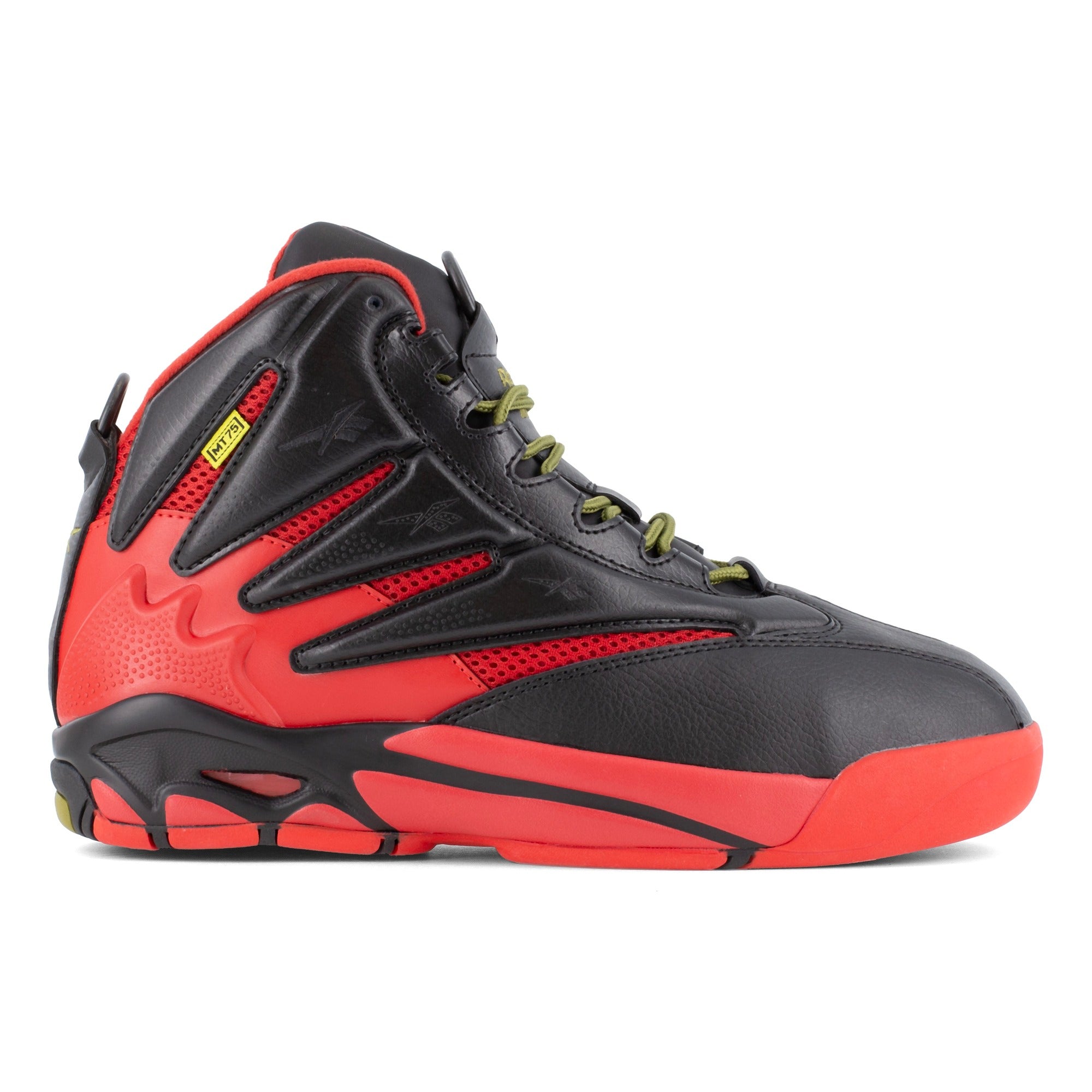 Reebok Men's The Blast Work Boot - RB9400 Black/Red EH Met Guard