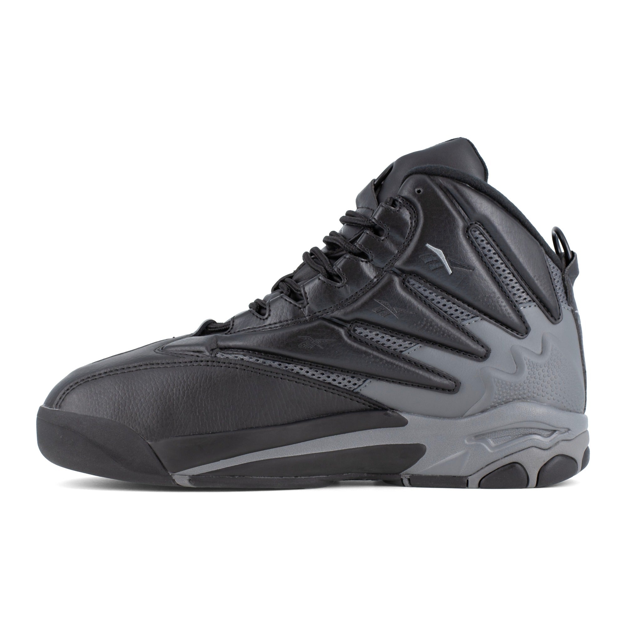 Reebok Men's RB9406 Black and Dark Gray The Blast Work Composite Toe Athletic - Black - side view 2