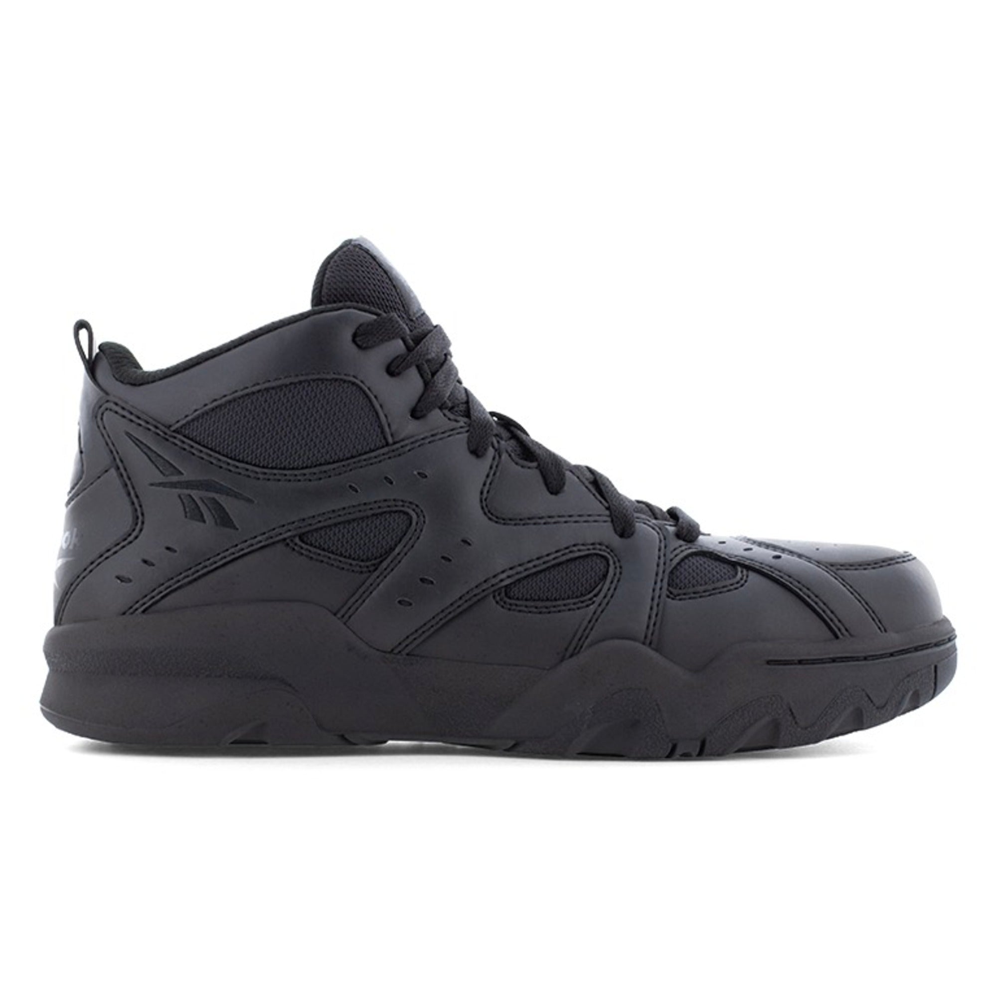 Reebok Men's RB9420 Black ATR Decimator Work Composite Toe Athletic - Black - side view