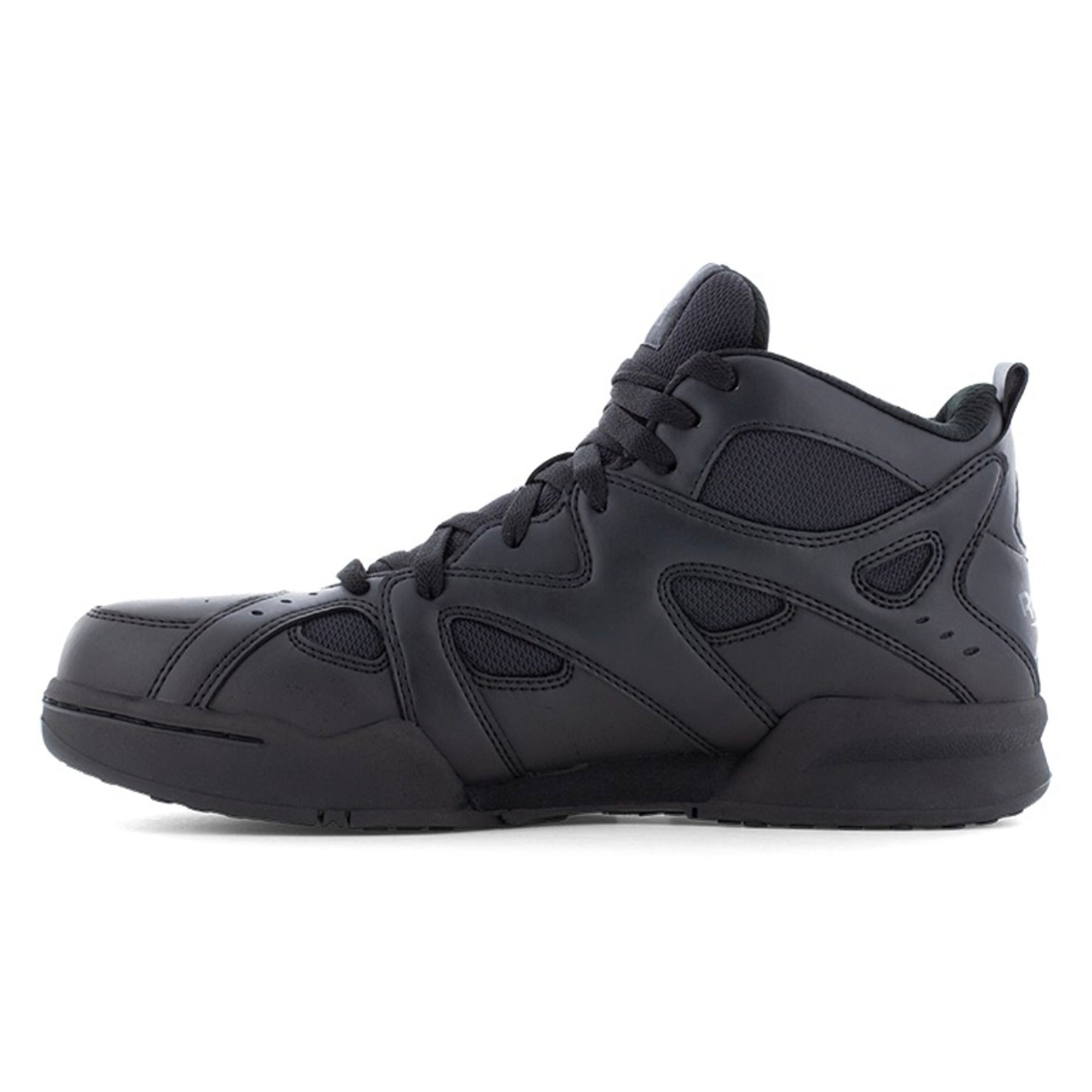 Reebok Men's RB9420 Black ATR Decimator Work Composite Toe Athletic - Black - side view 2