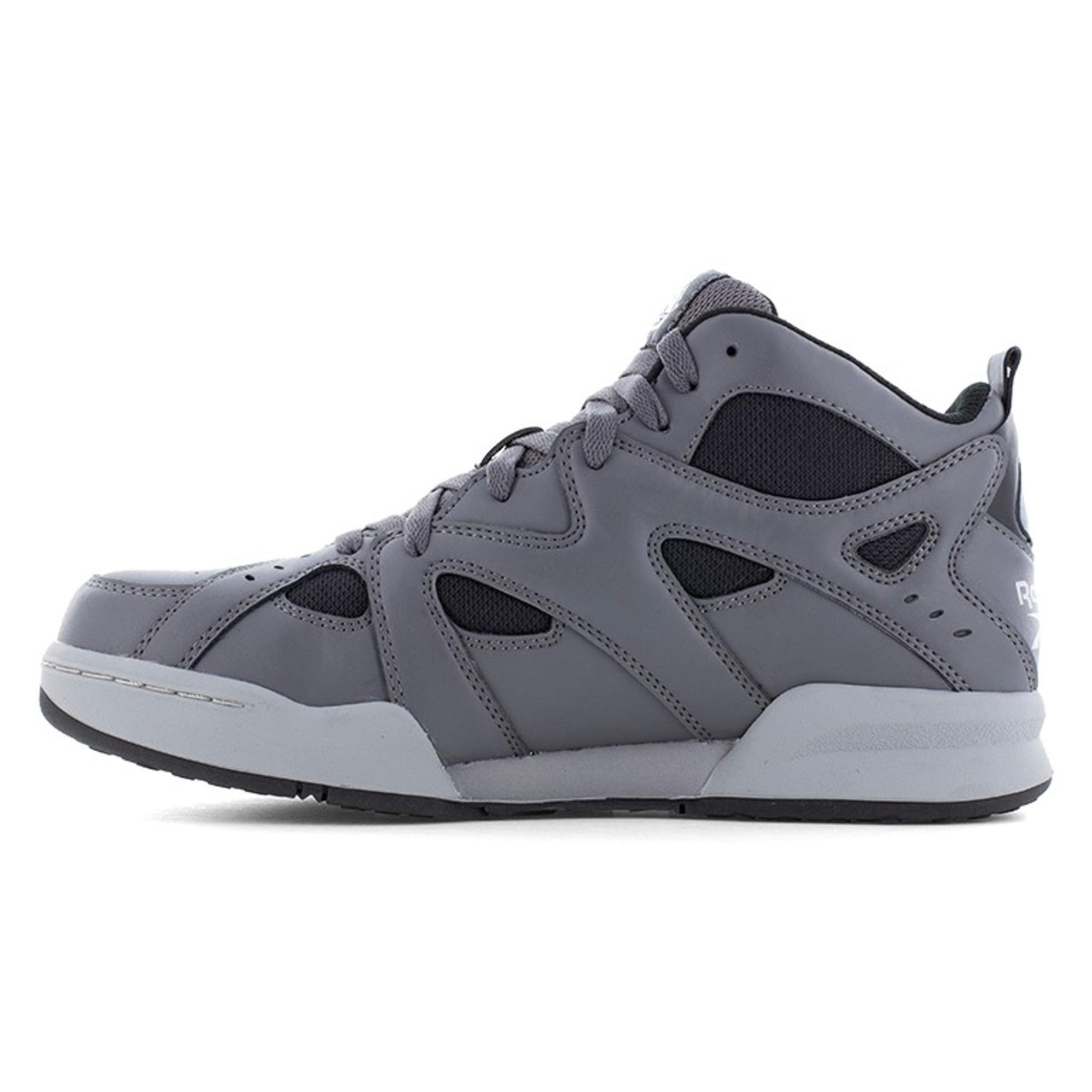 Reebok Men's RB9421 Gray and Black ATR Decimator Work Composite Toe Athletic - Grey - side view 2