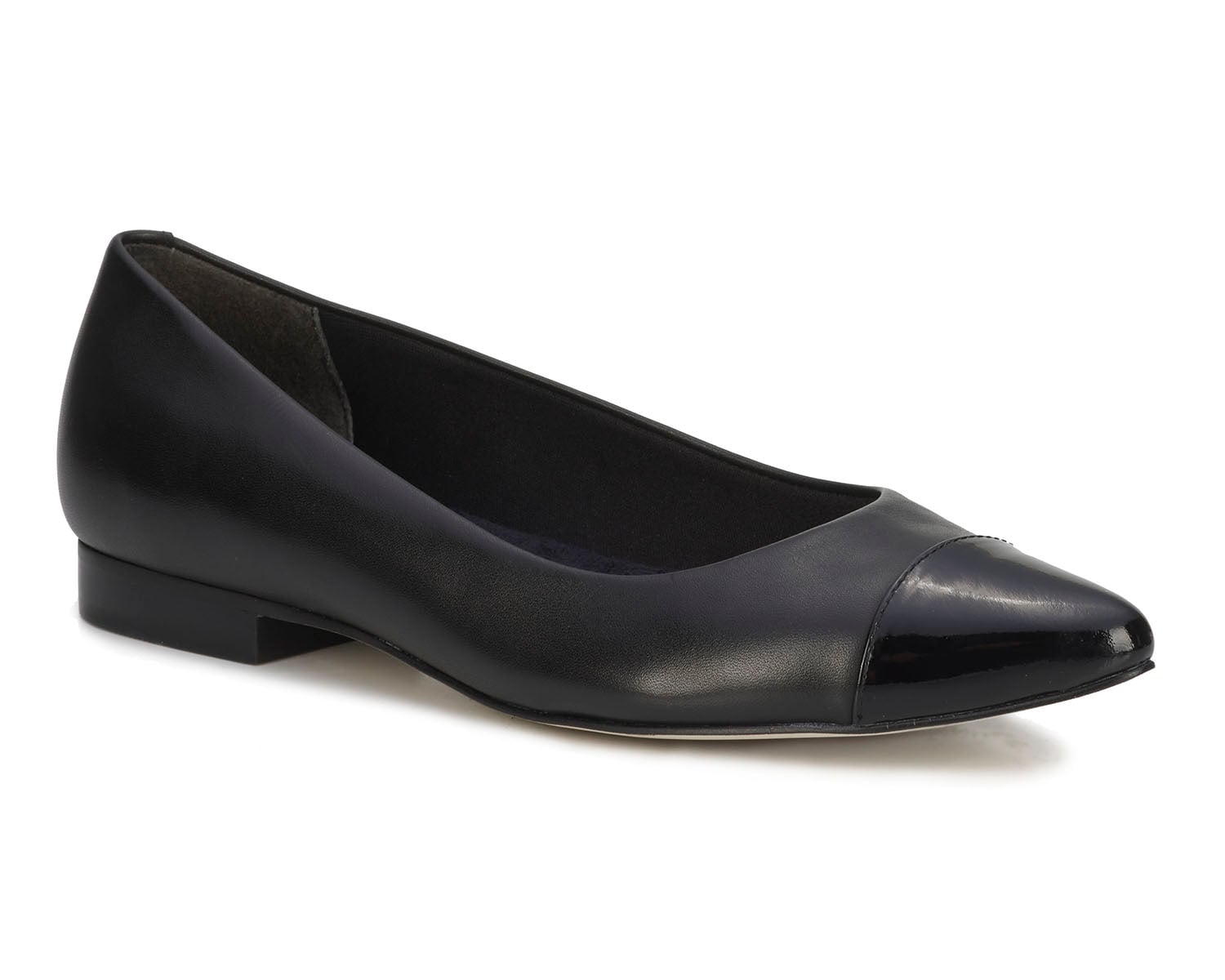 Ros Hommerson Remi Women's Flat Shoe - Black Leather - Main View