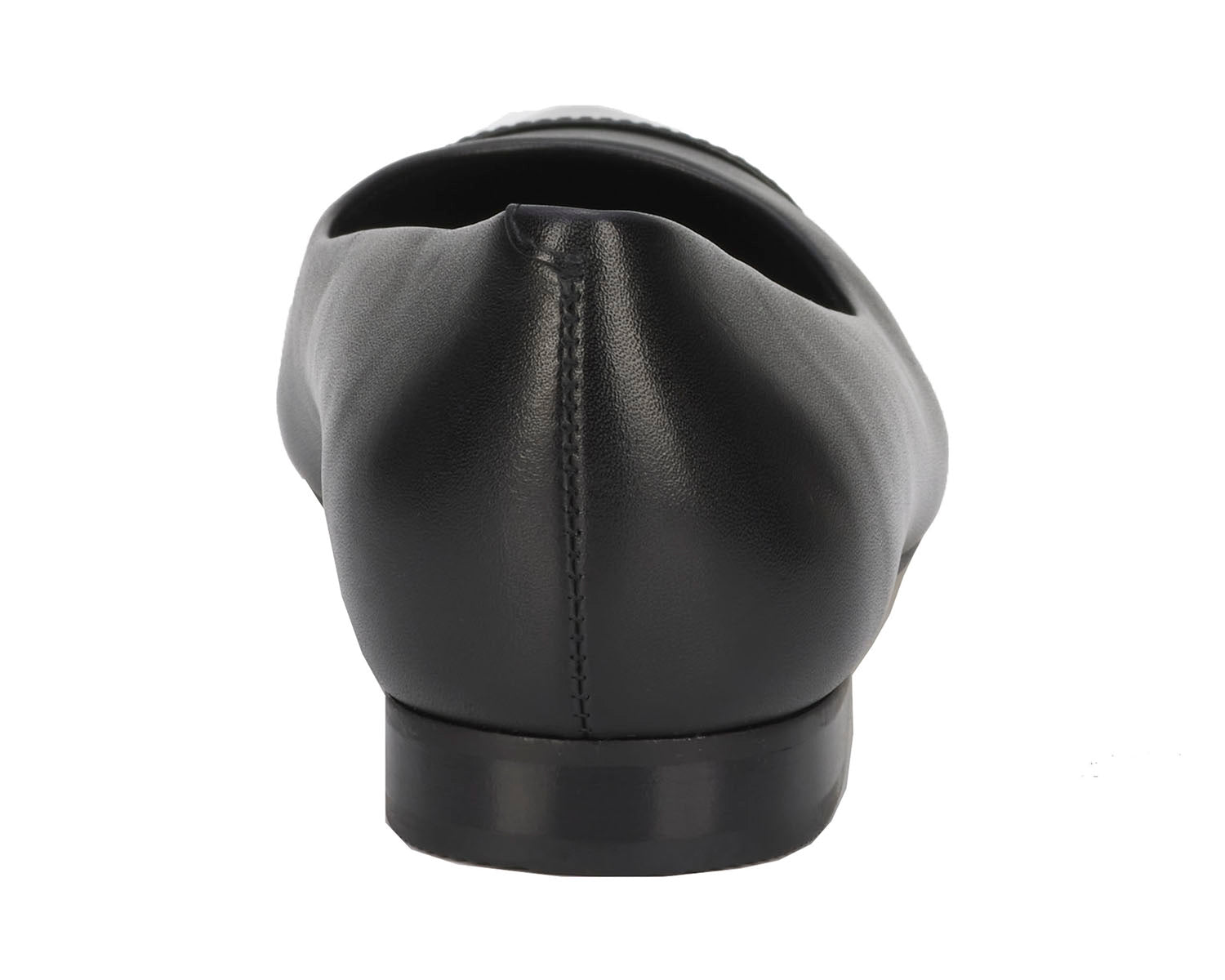 Ros Hommerson Remi Women's Flat Shoe - Black Leather - Back View