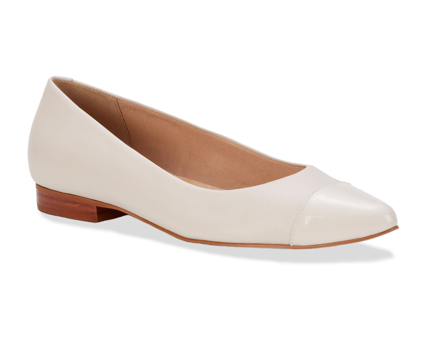 New Ivory Leather/patent
